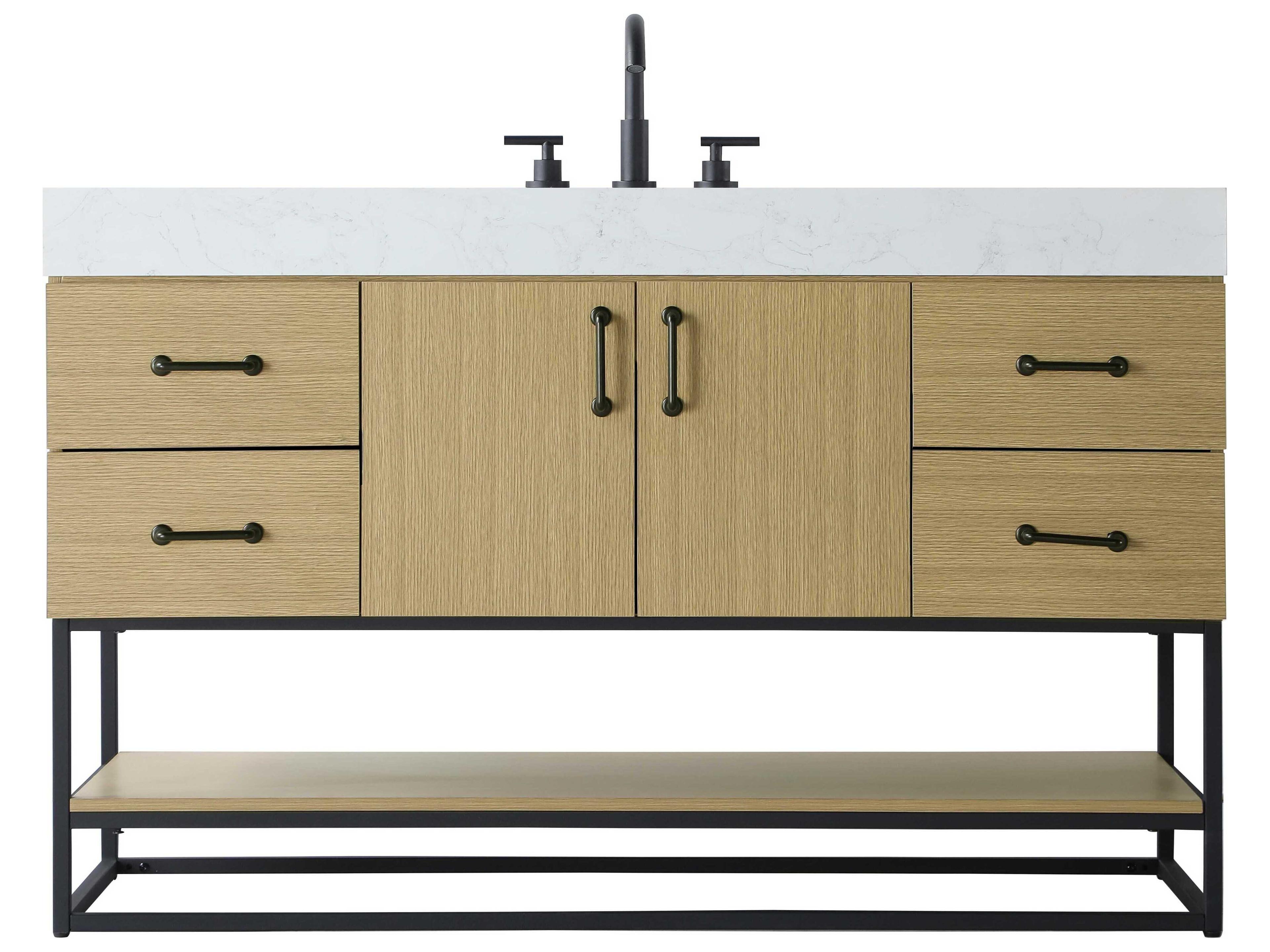 Caroline Honey Brown Vanity