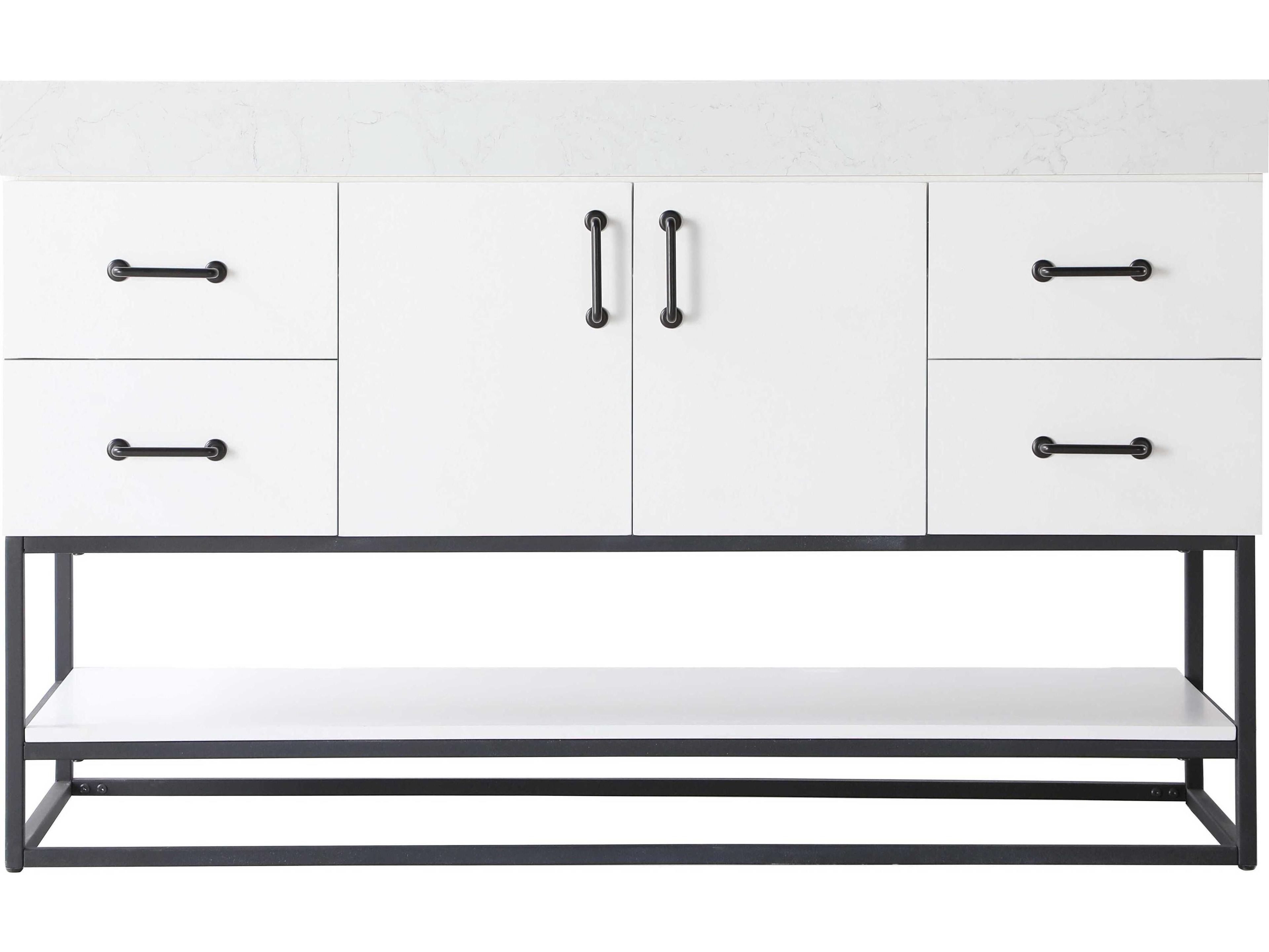 Elegant Lighting Caroline White Vanity