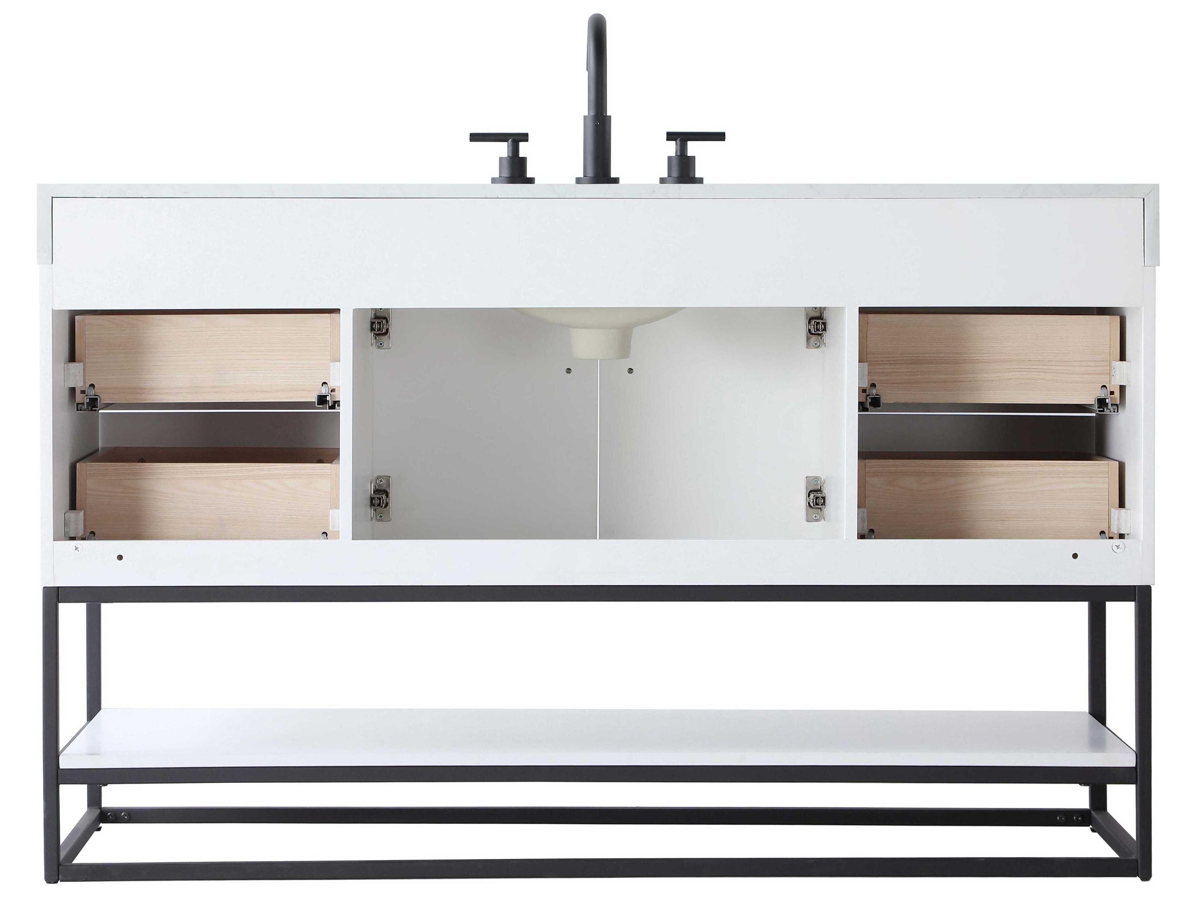 Elegant Lighting Caroline White Vanity