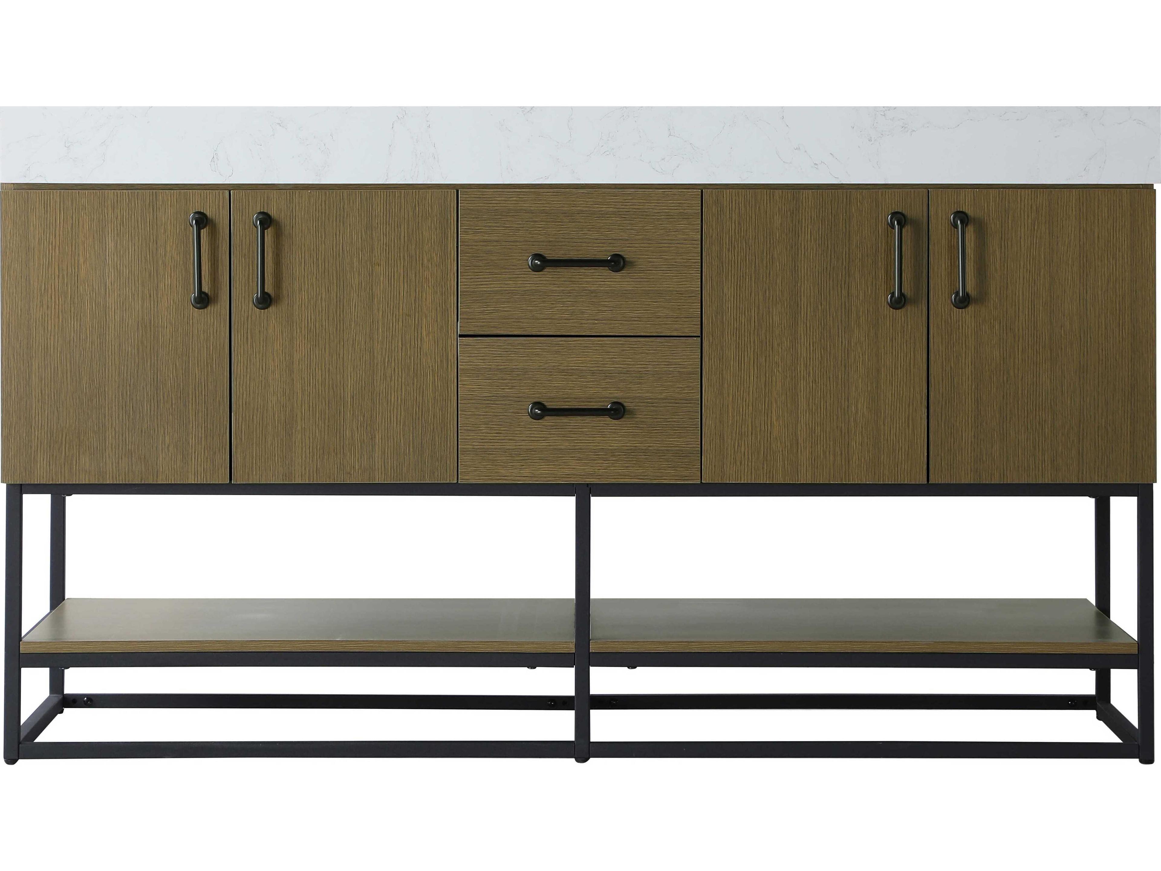 Elegant Lighting Caroline Chestnut Brown Vanity