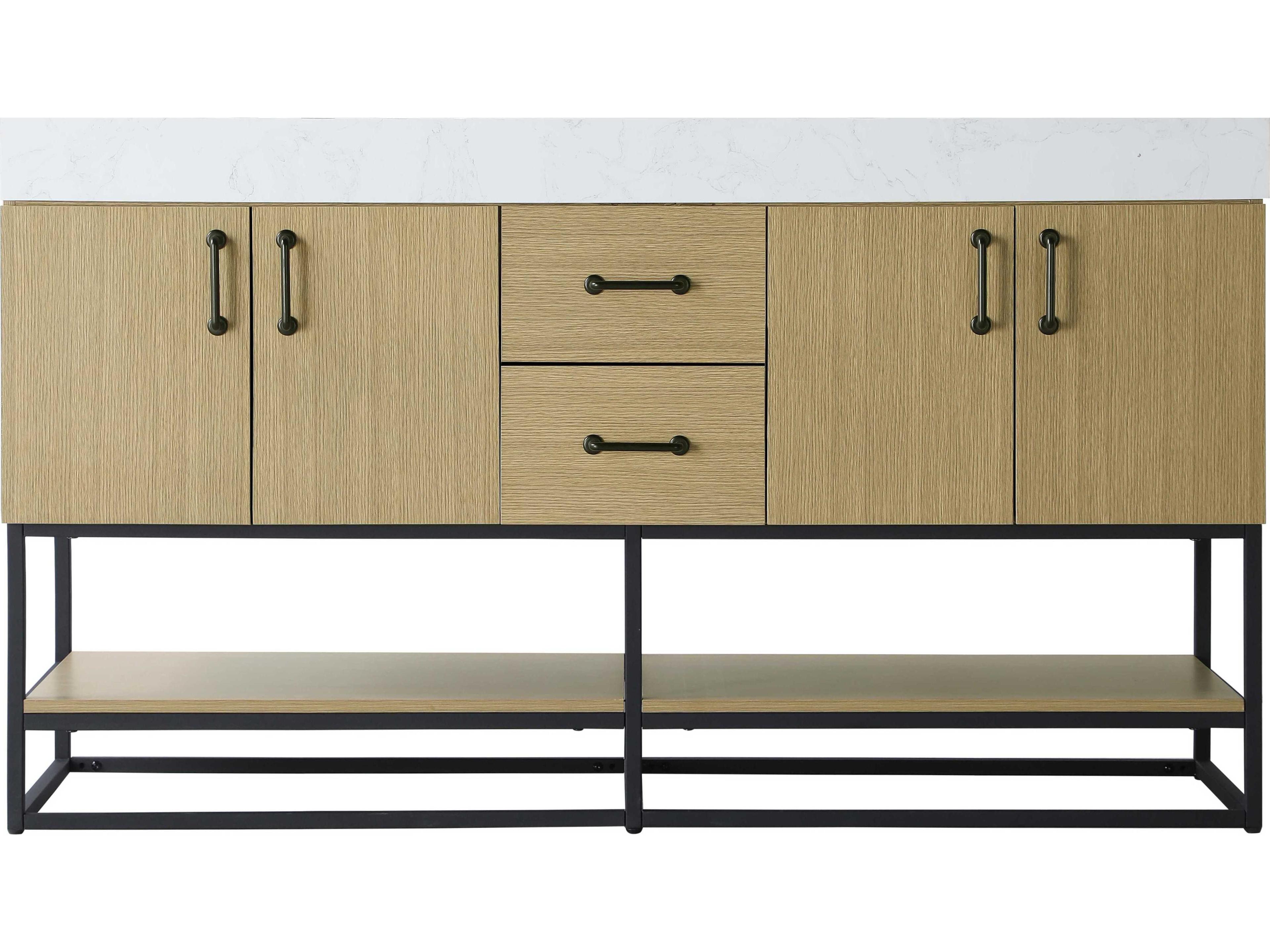 Elegant Lighting Caroline Honey Brown Vanity