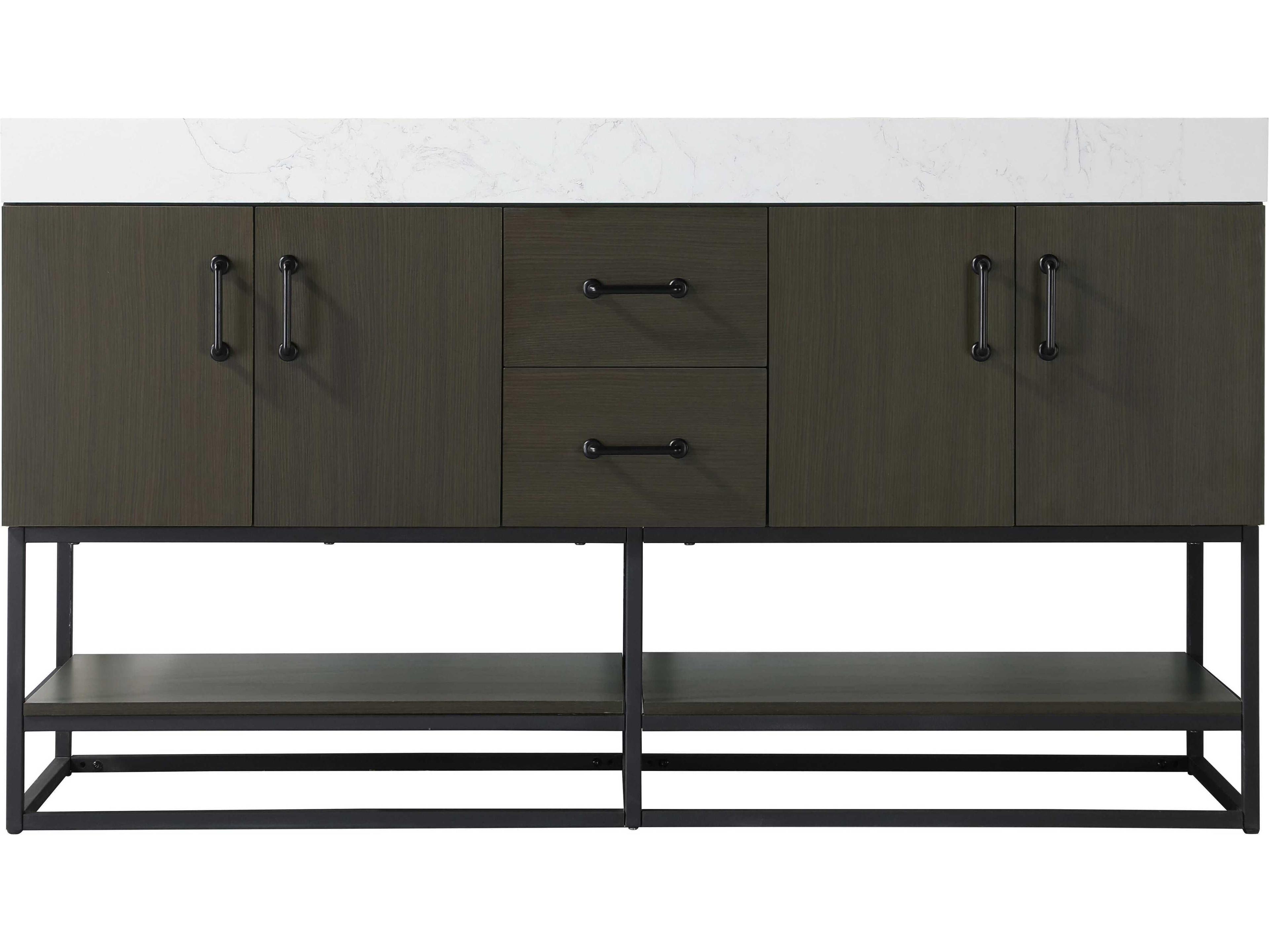 Elegant Lighting Caroline Mocha Brown Vanity