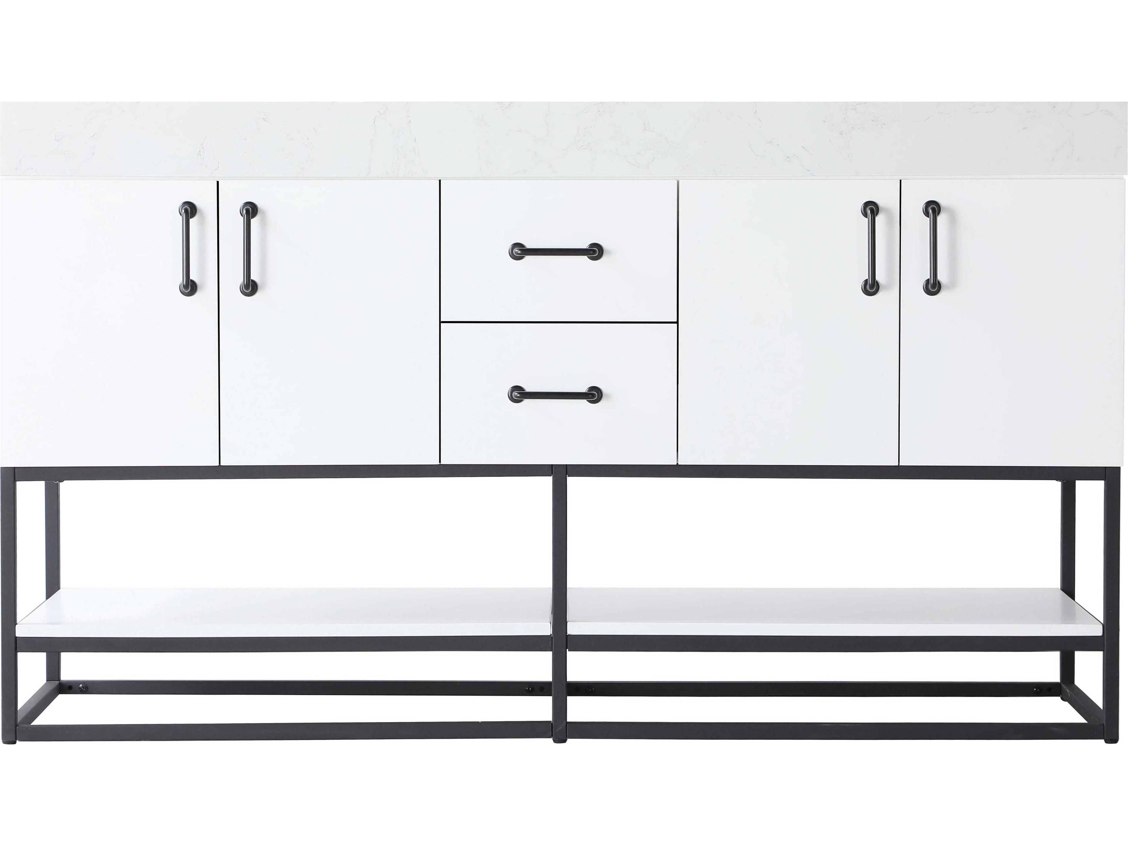 Elegant Lighting Caroline White Vanity