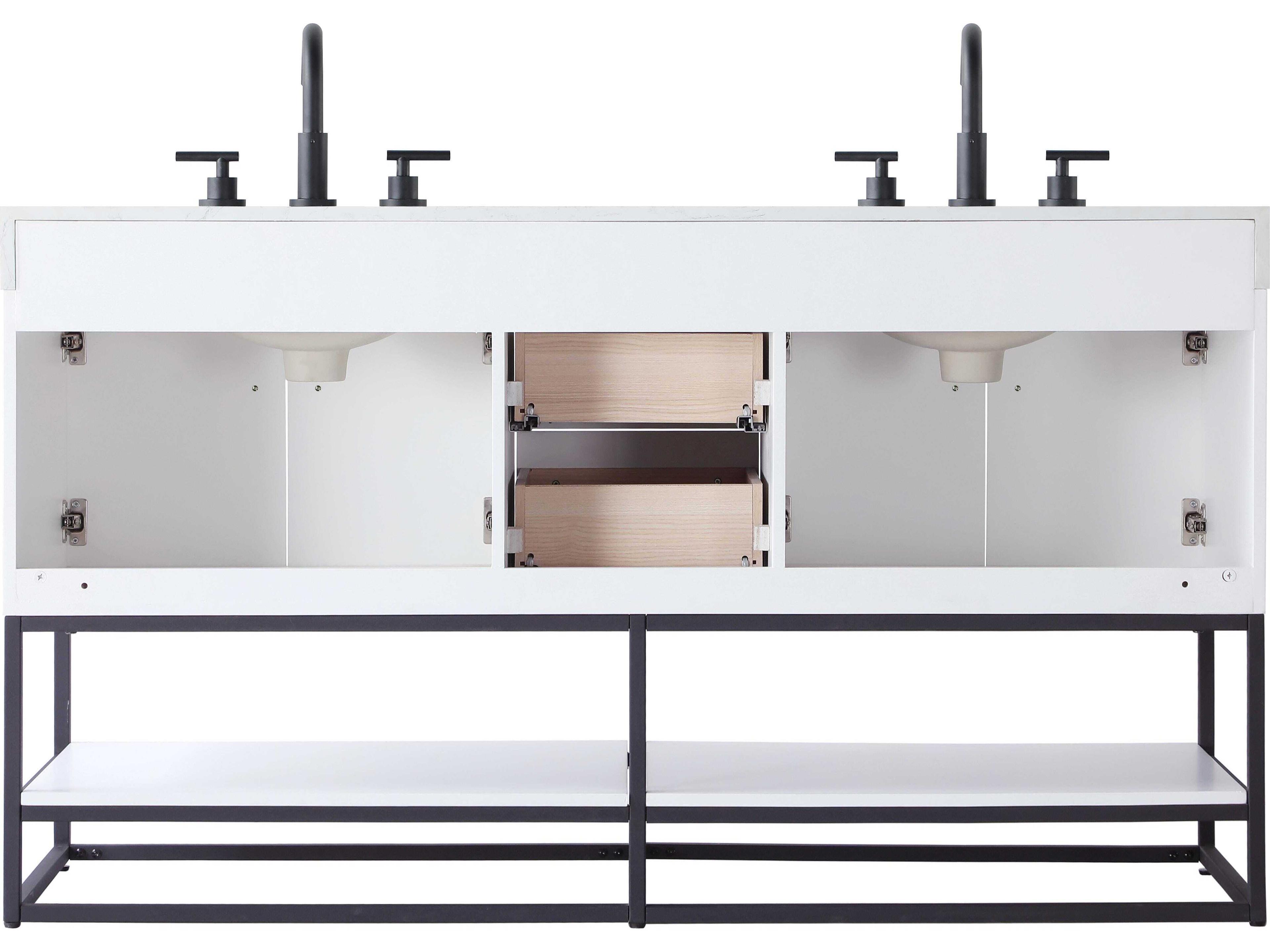 Elegant Lighting Caroline White Vanity