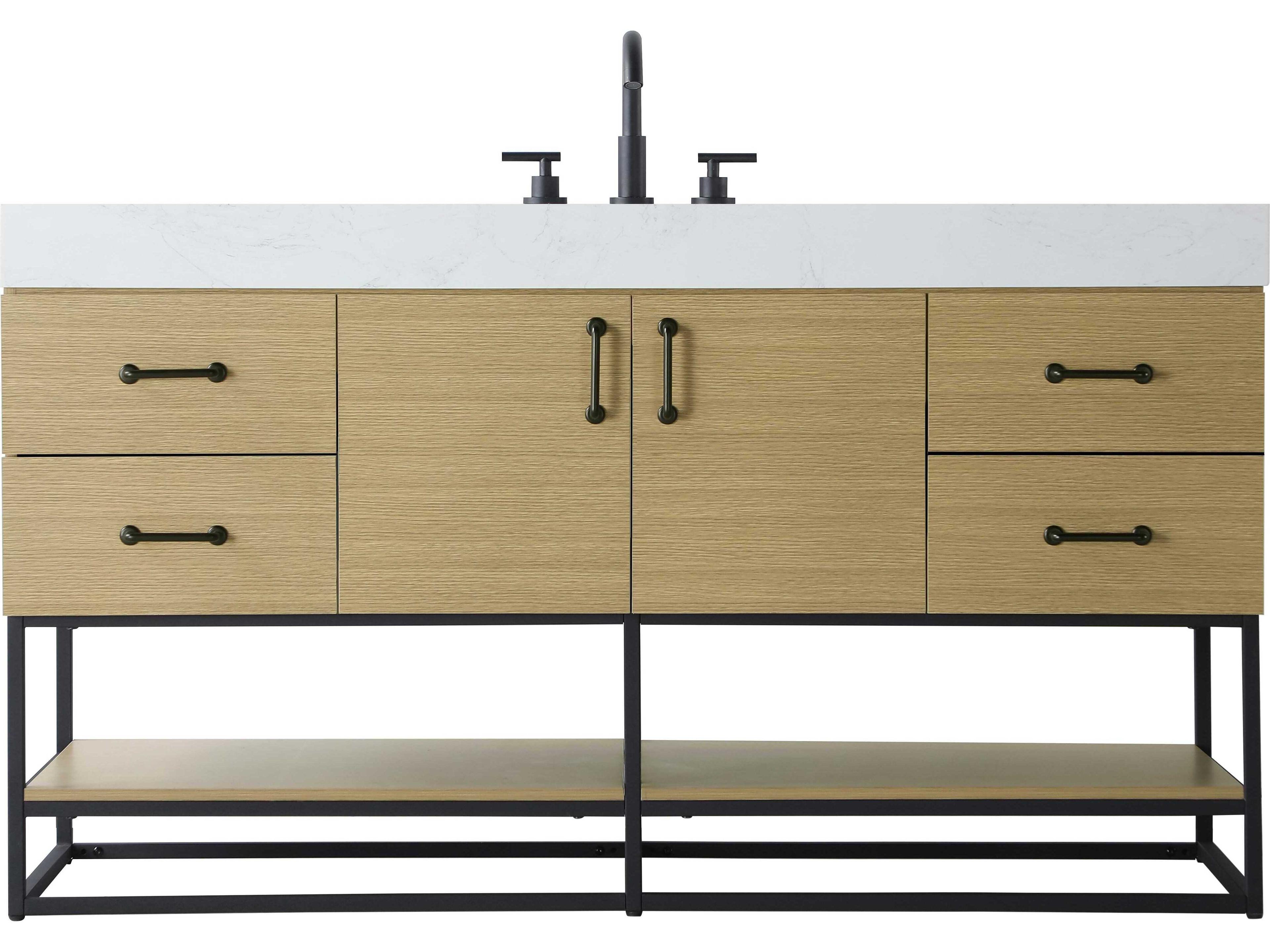 Caroline Honey Brown Vanity