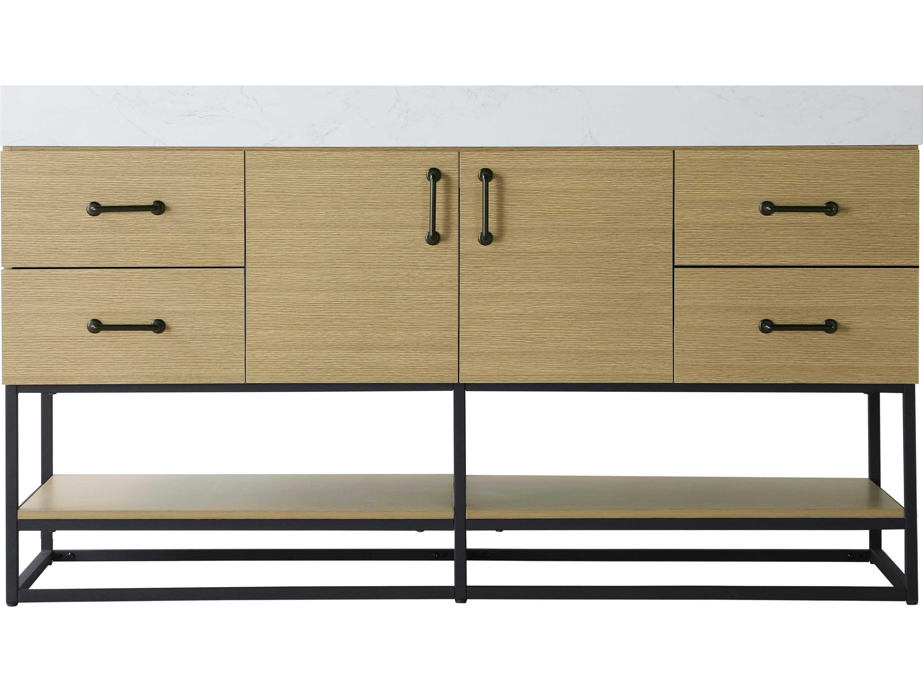 Elegant Lighting Caroline Honey Brown Vanity