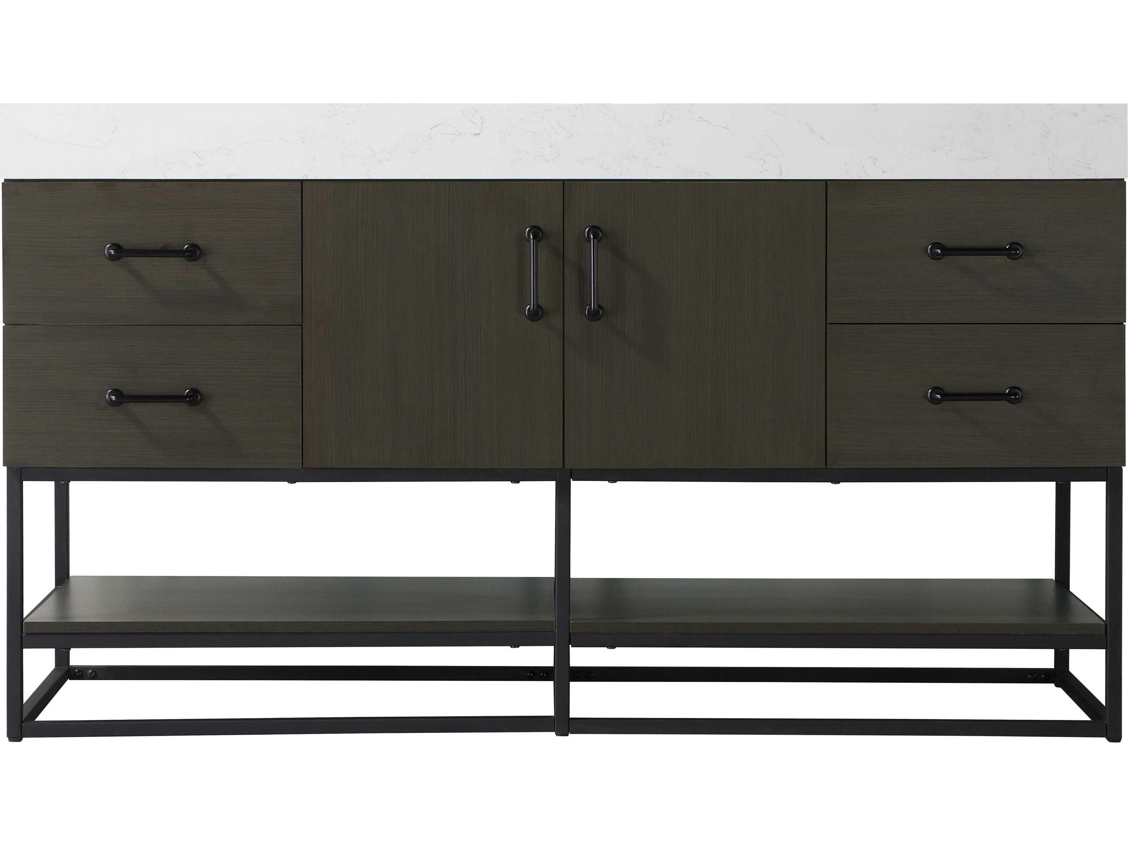 Elegant Lighting Caroline Mocha Brown Vanity