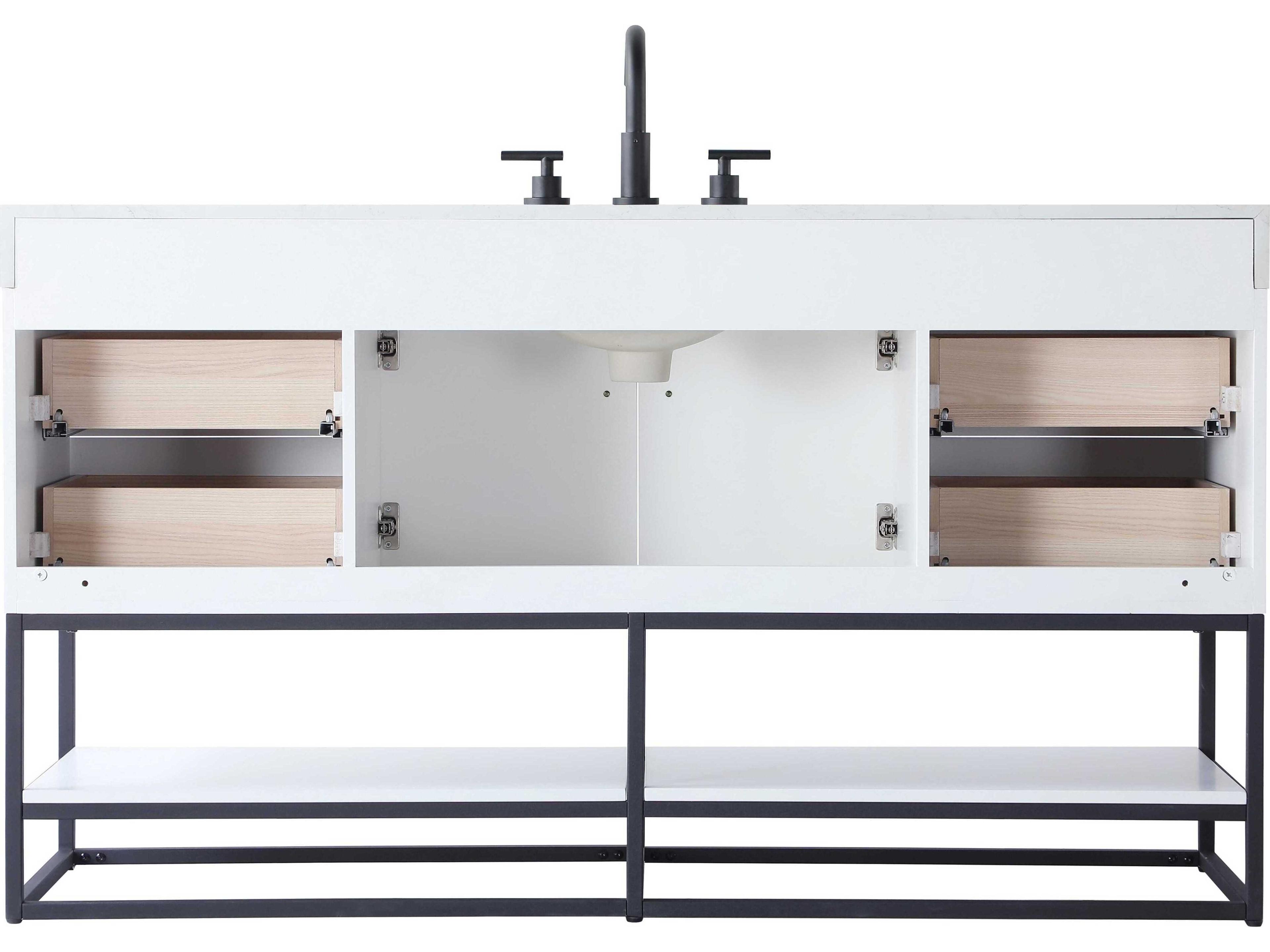 Elegant Lighting Caroline White Vanity