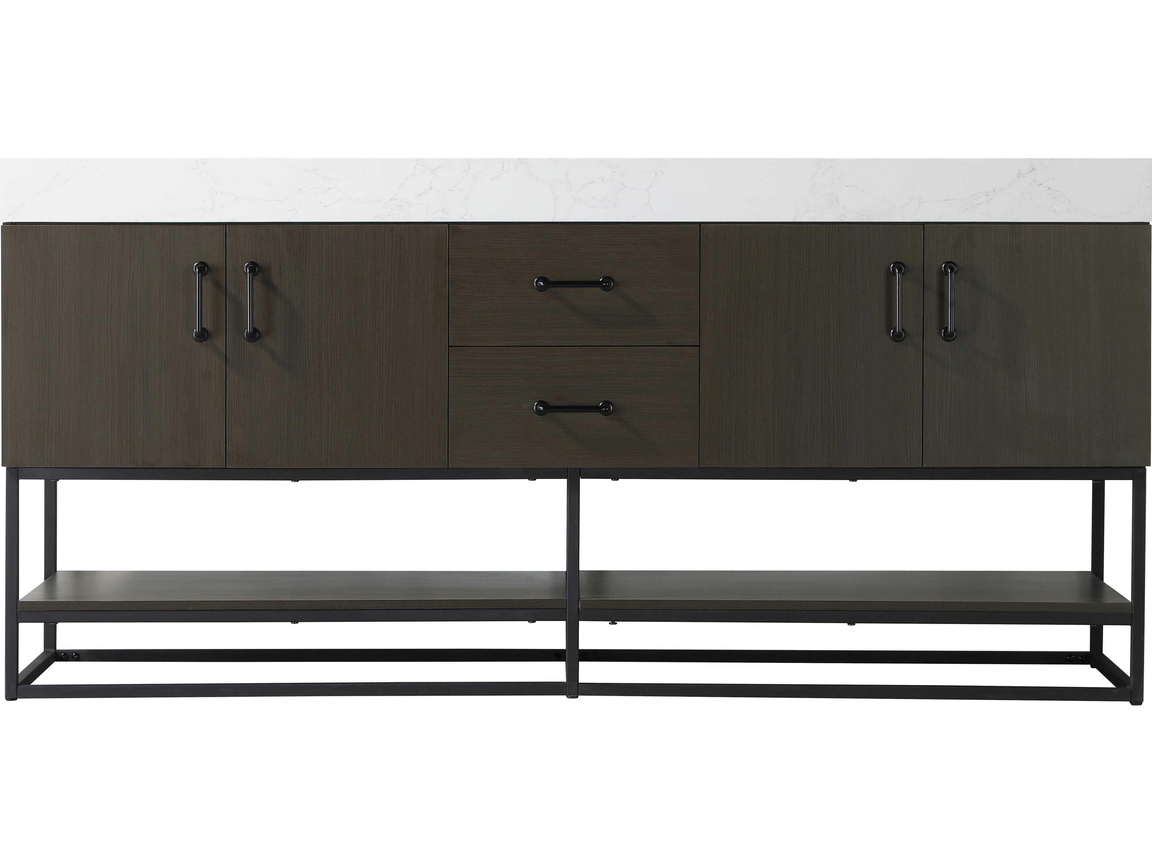 Elegant Lighting Caroline Mocha Brown Vanity