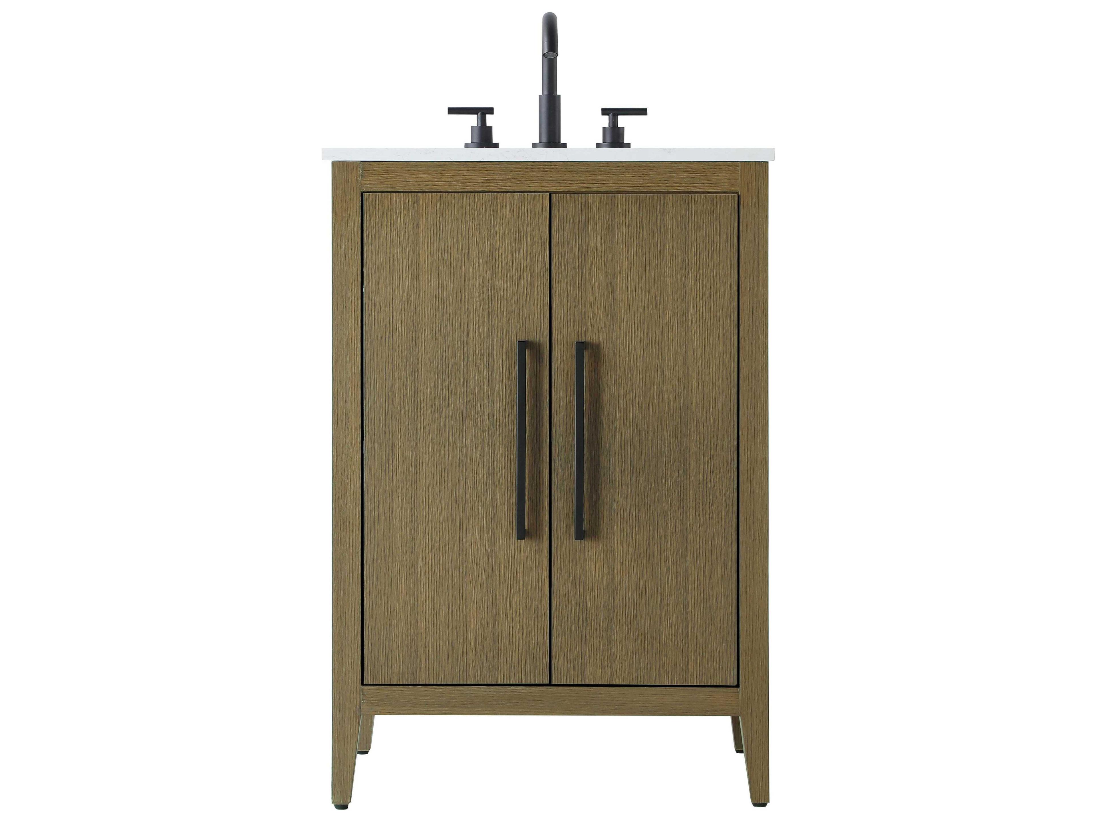 Elegant Lighting Millie Chestnut Brown Vanity