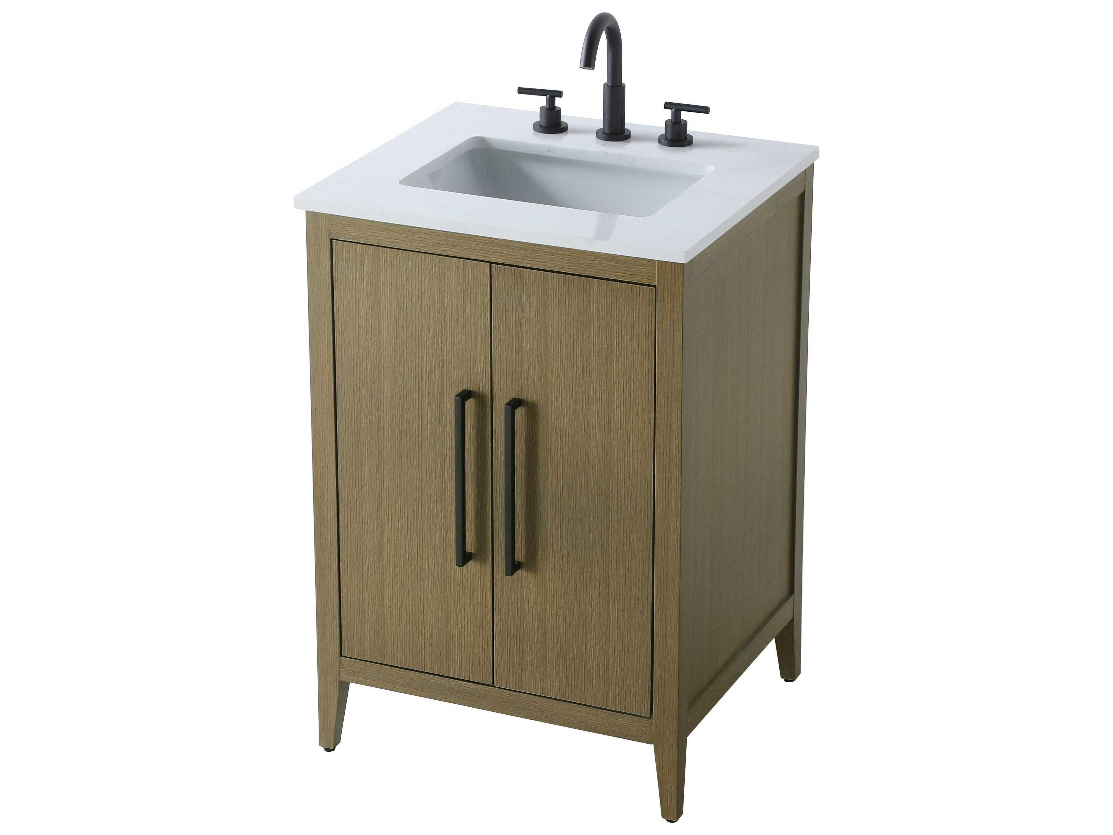 Elegant Lighting Millie Chestnut Brown Vanity