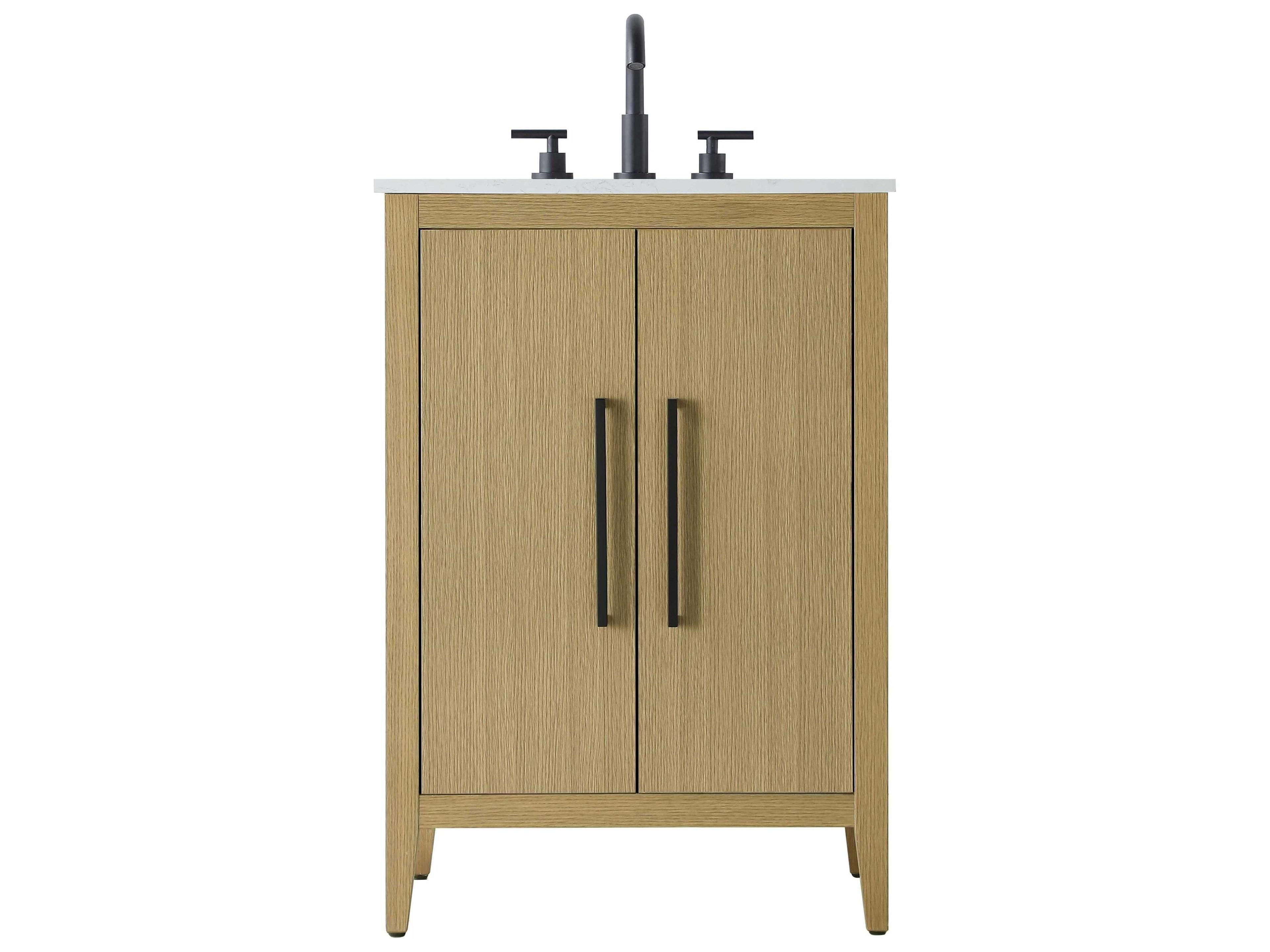 Elegant Lighting Millie Honey Brown Vanity