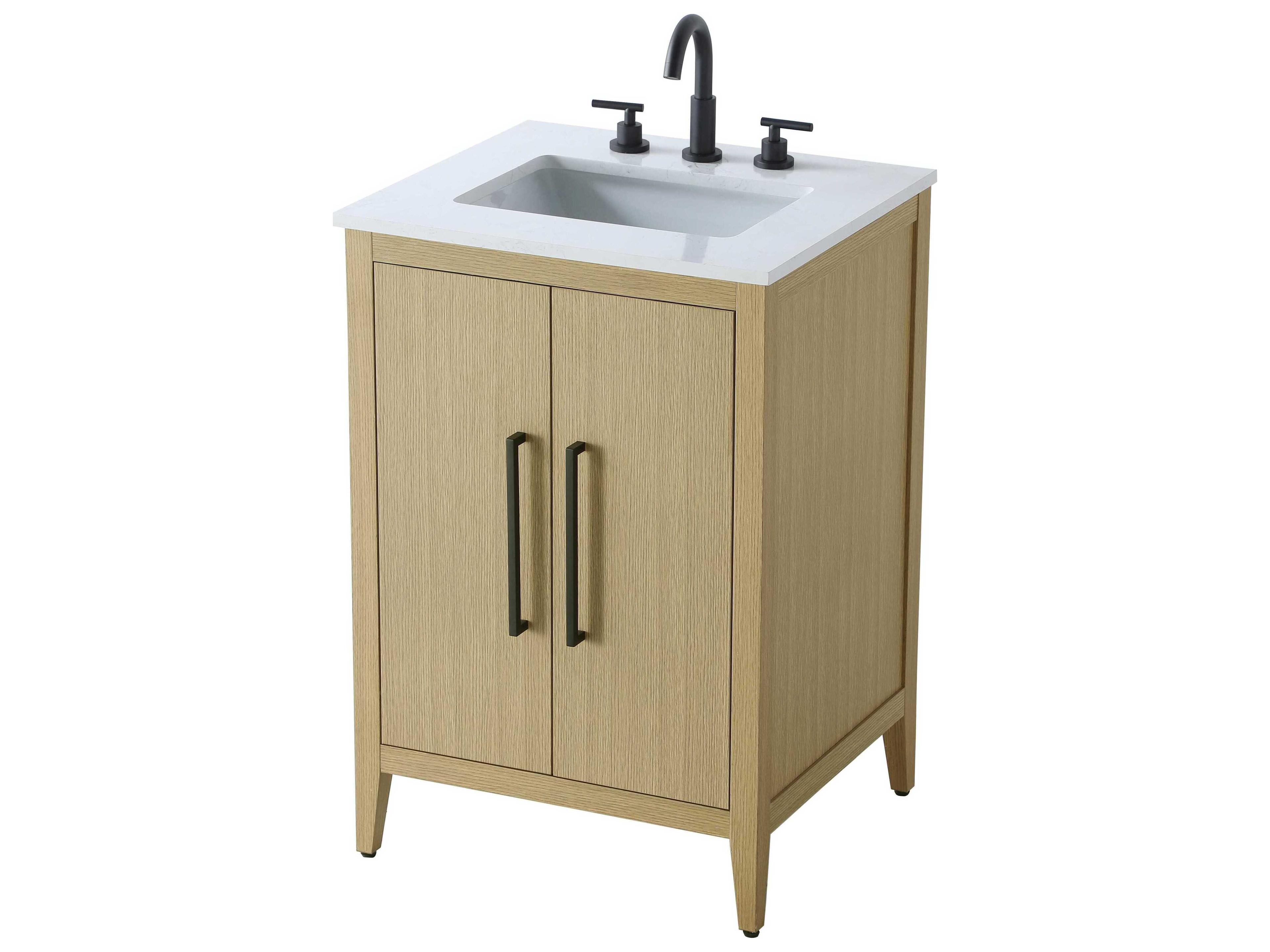 Elegant Lighting Millie Honey Brown Vanity