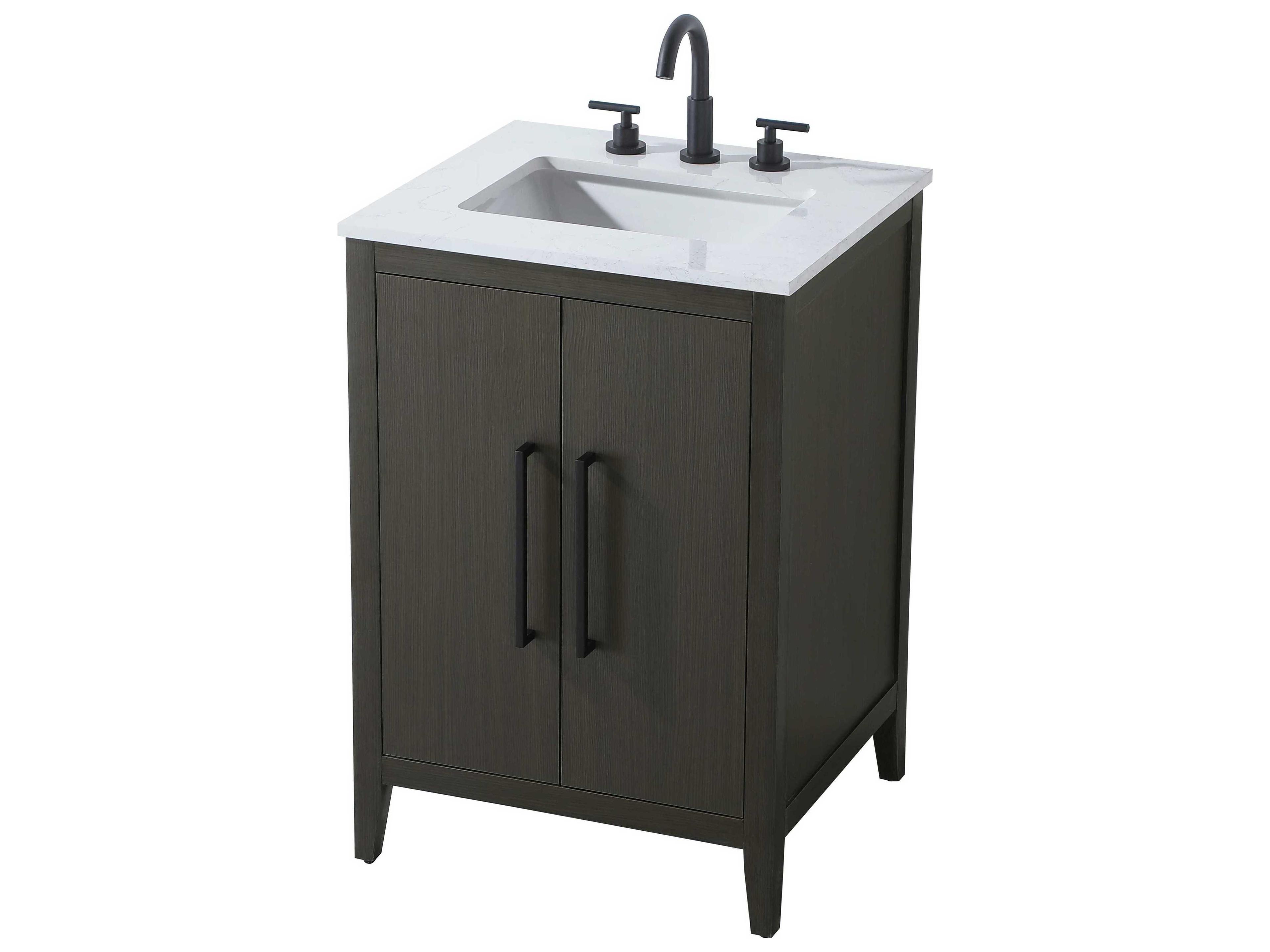 Elegant Lighting Millie Mocha Brown Vanity