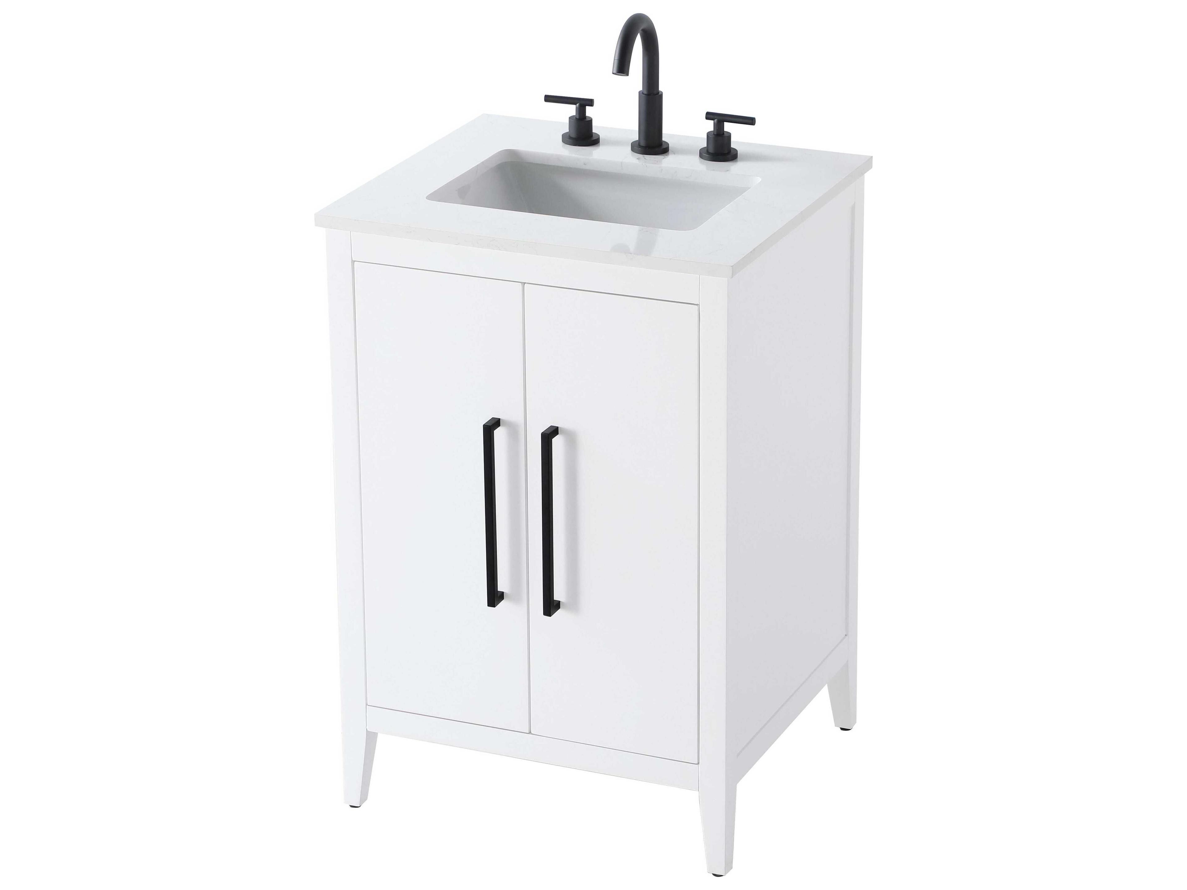 Elegant Lighting Millie White Vanity