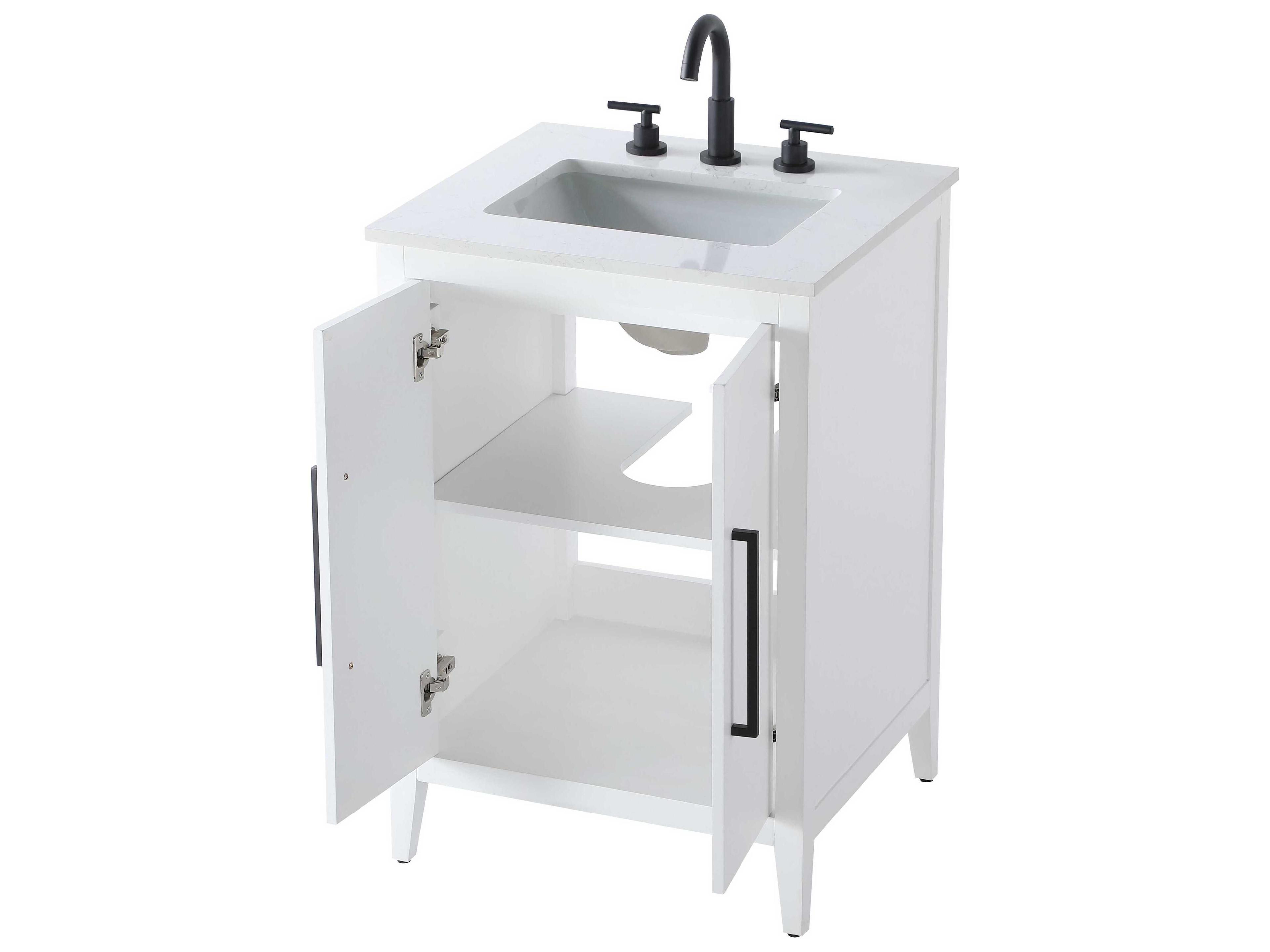 Elegant Lighting Millie White Vanity