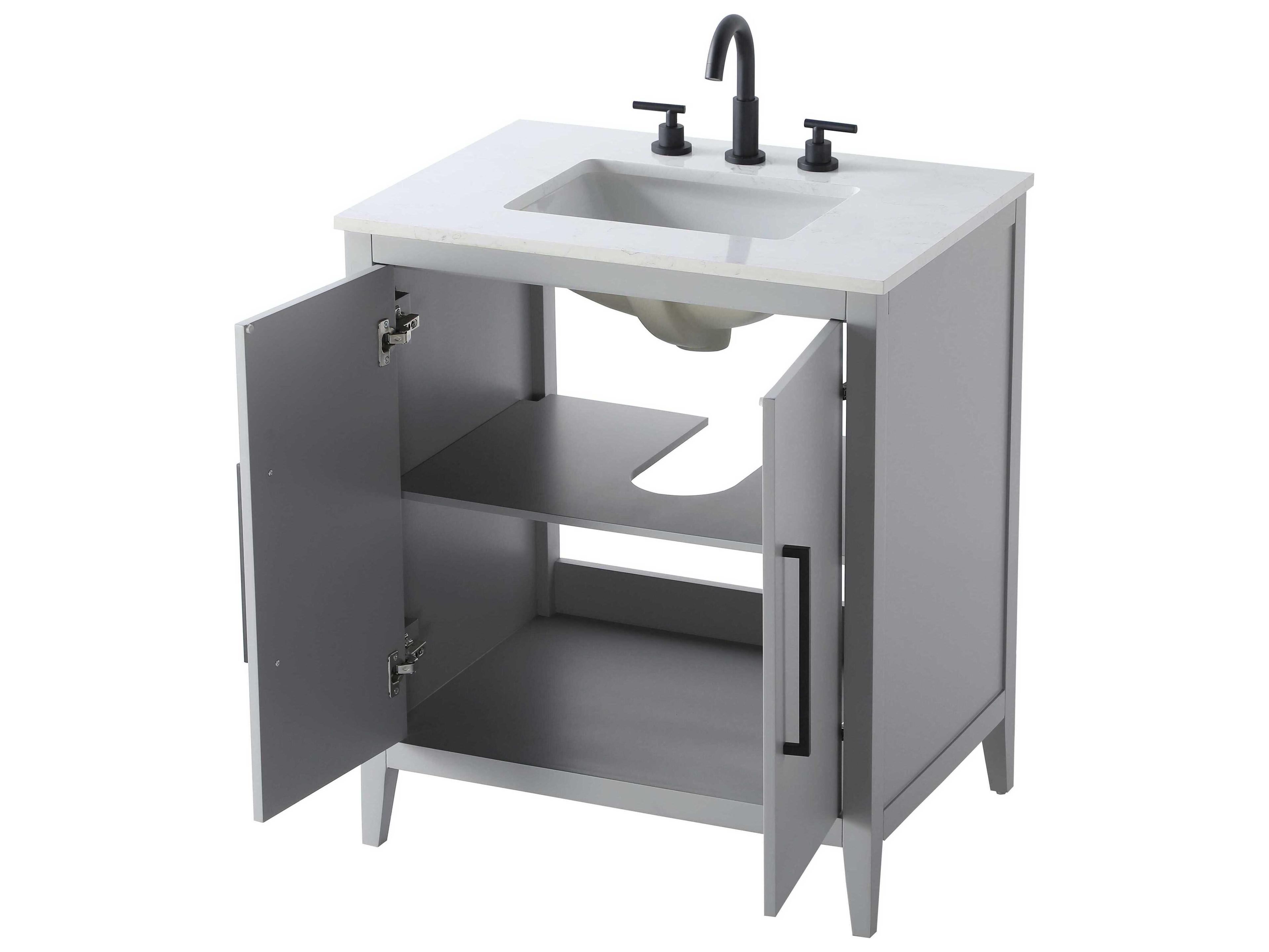 Elegant Lighting Millie Grey Vanity