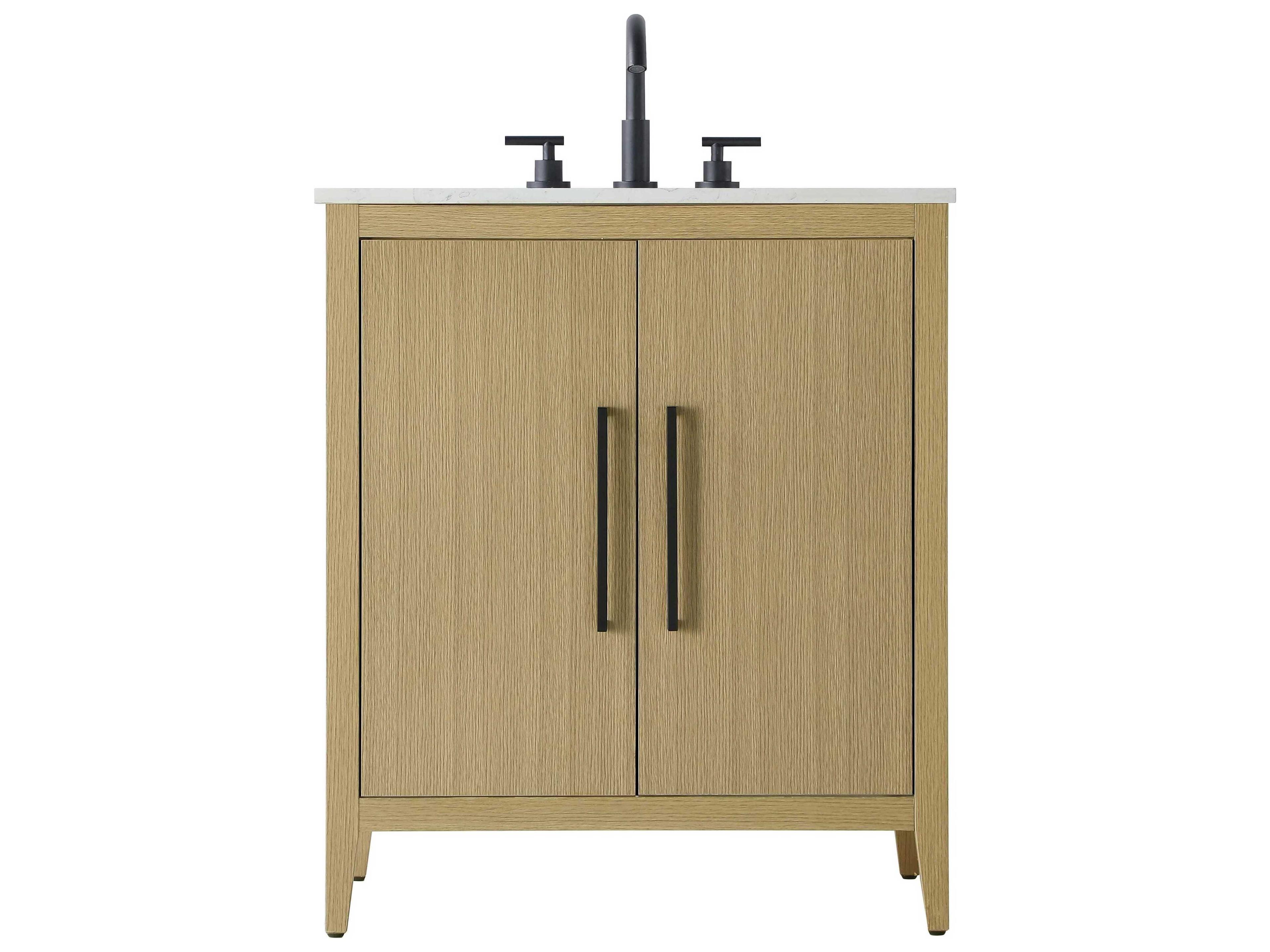 Elegant Lighting Millie Honey Brown Vanity