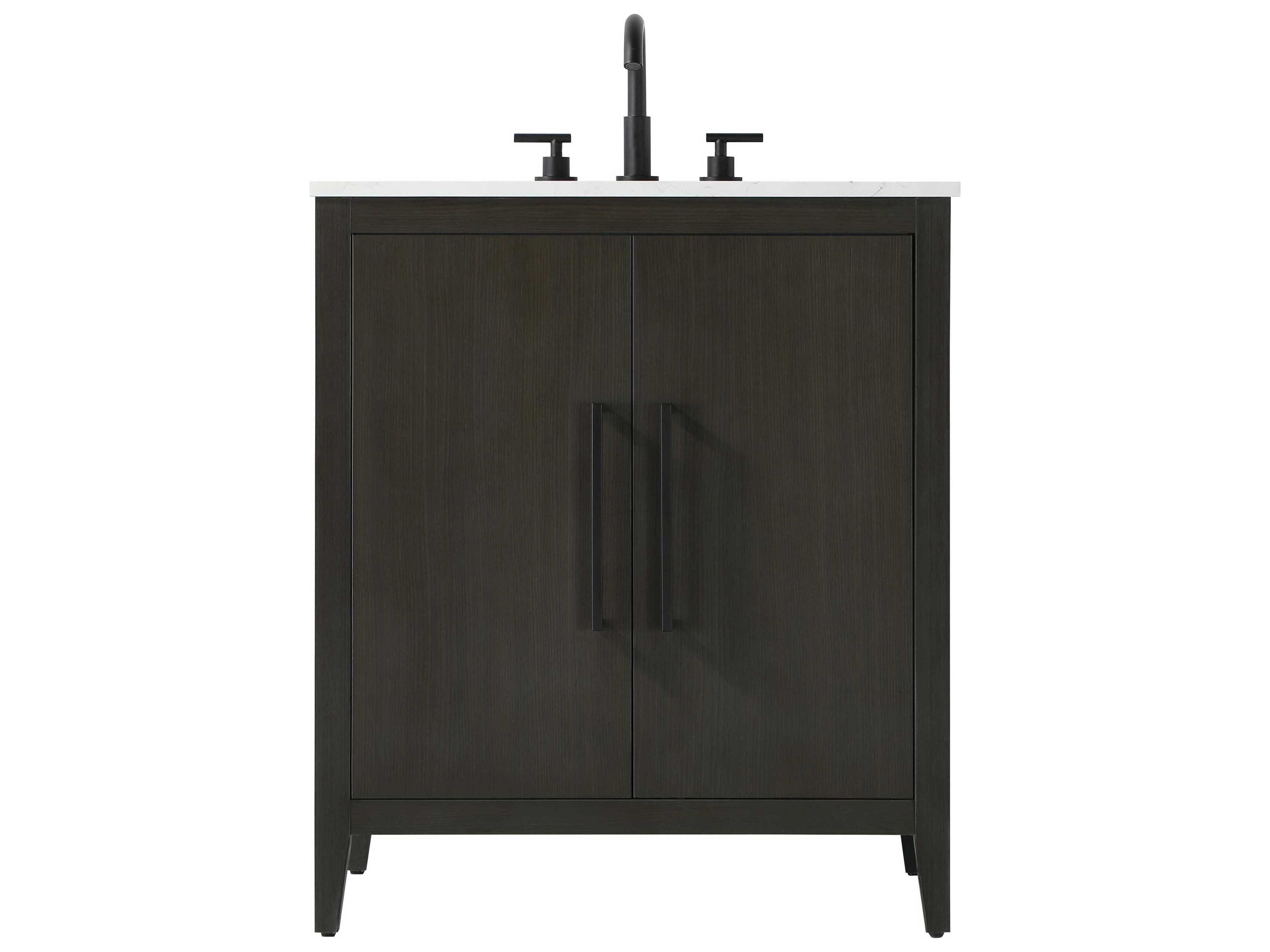 Elegant Lighting Millie Mocha Brown Vanity