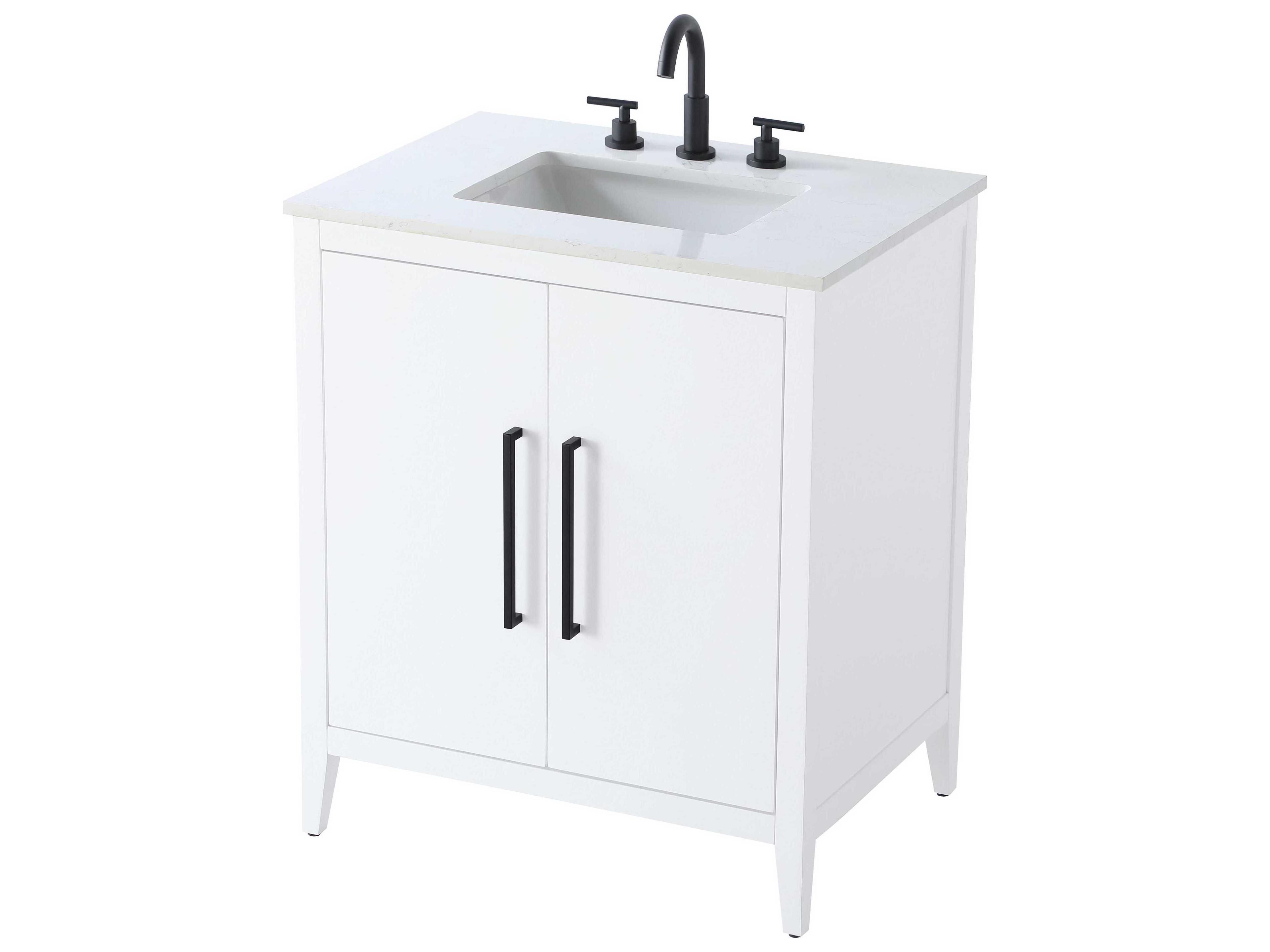 Elegant Lighting Millie White Vanity
