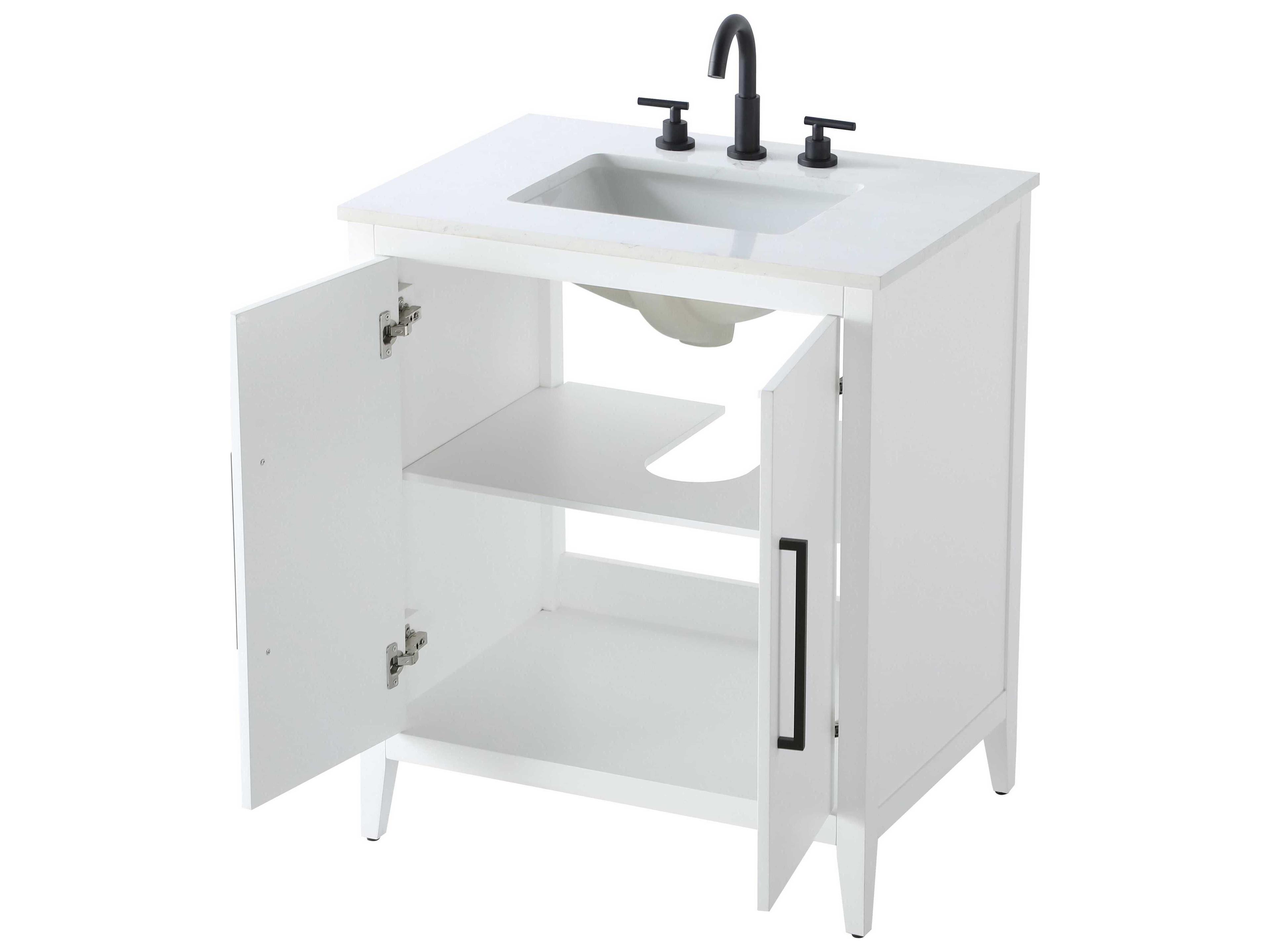 Elegant Lighting Millie White Vanity