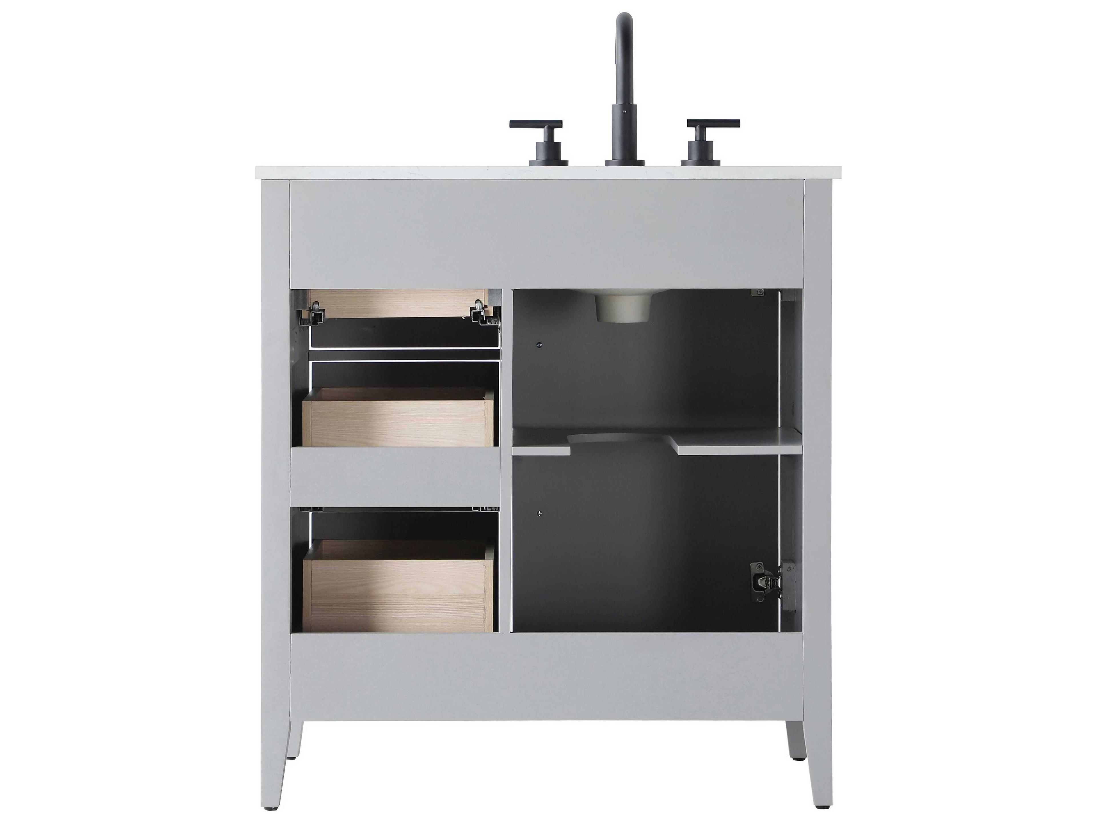 Elegant Lighting Millie Grey Vanity