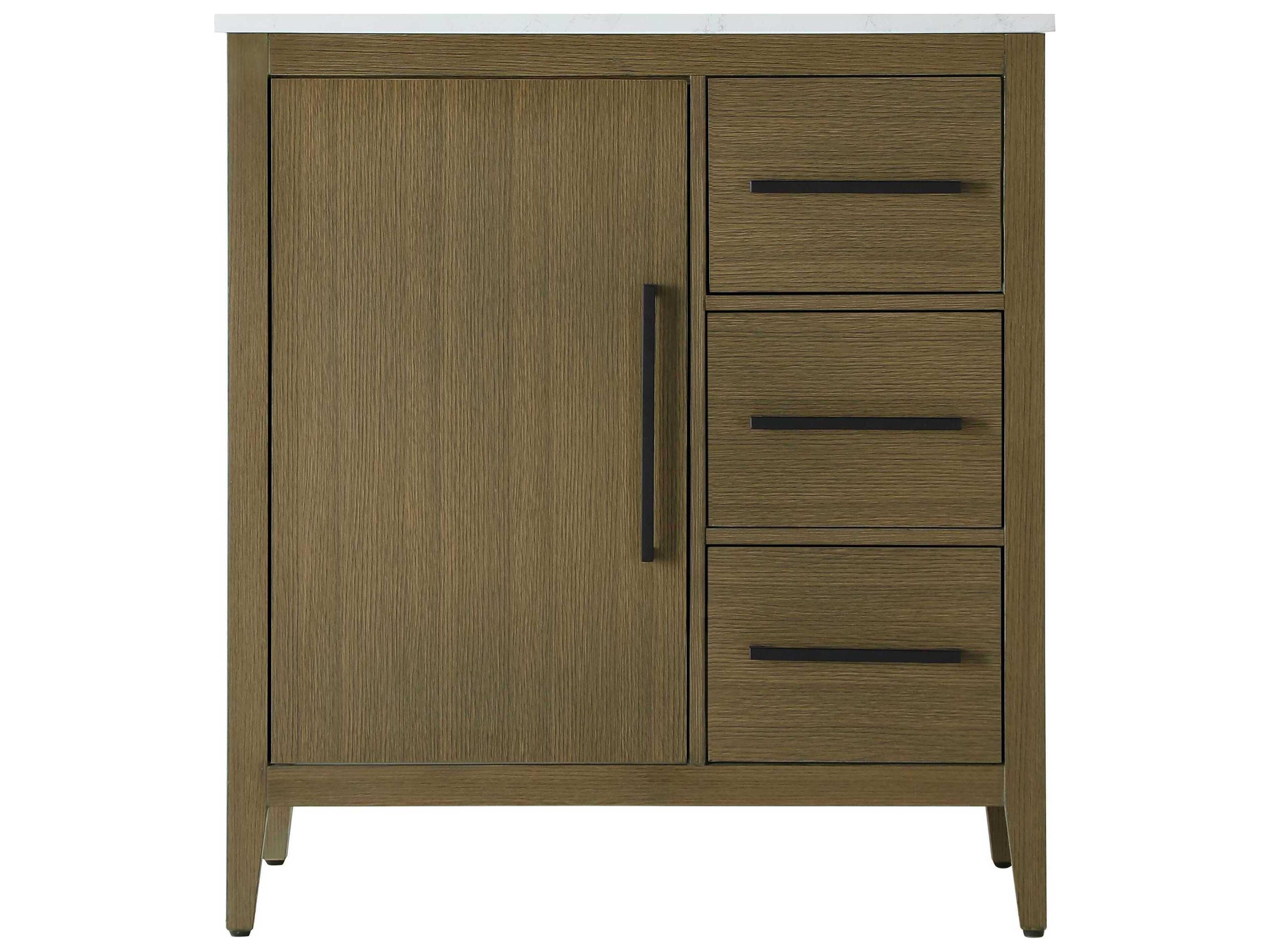 Elegant Lighting Millie Chestnut Brown Vanity