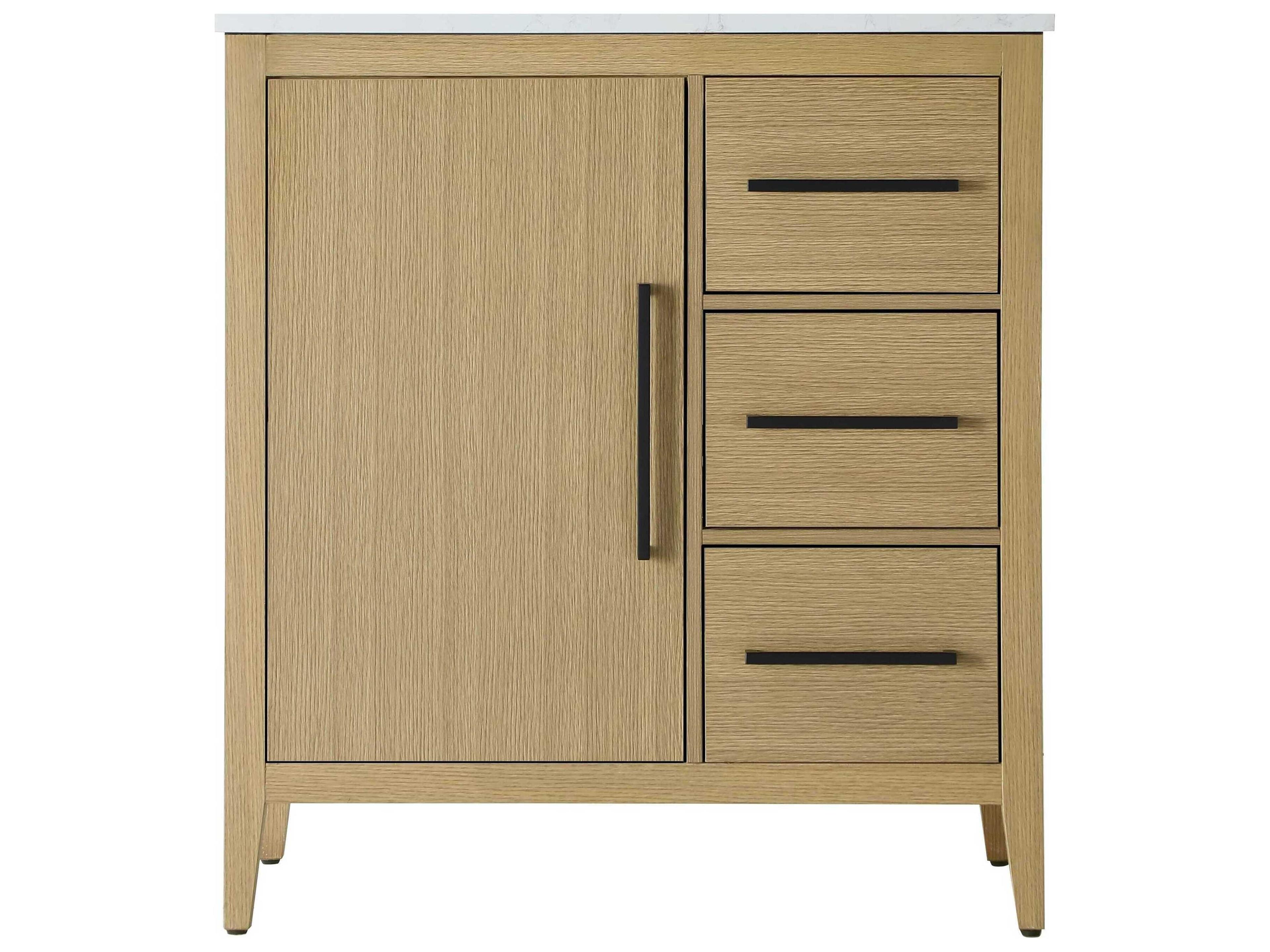 Elegant Lighting Millie Honey Brown Vanity