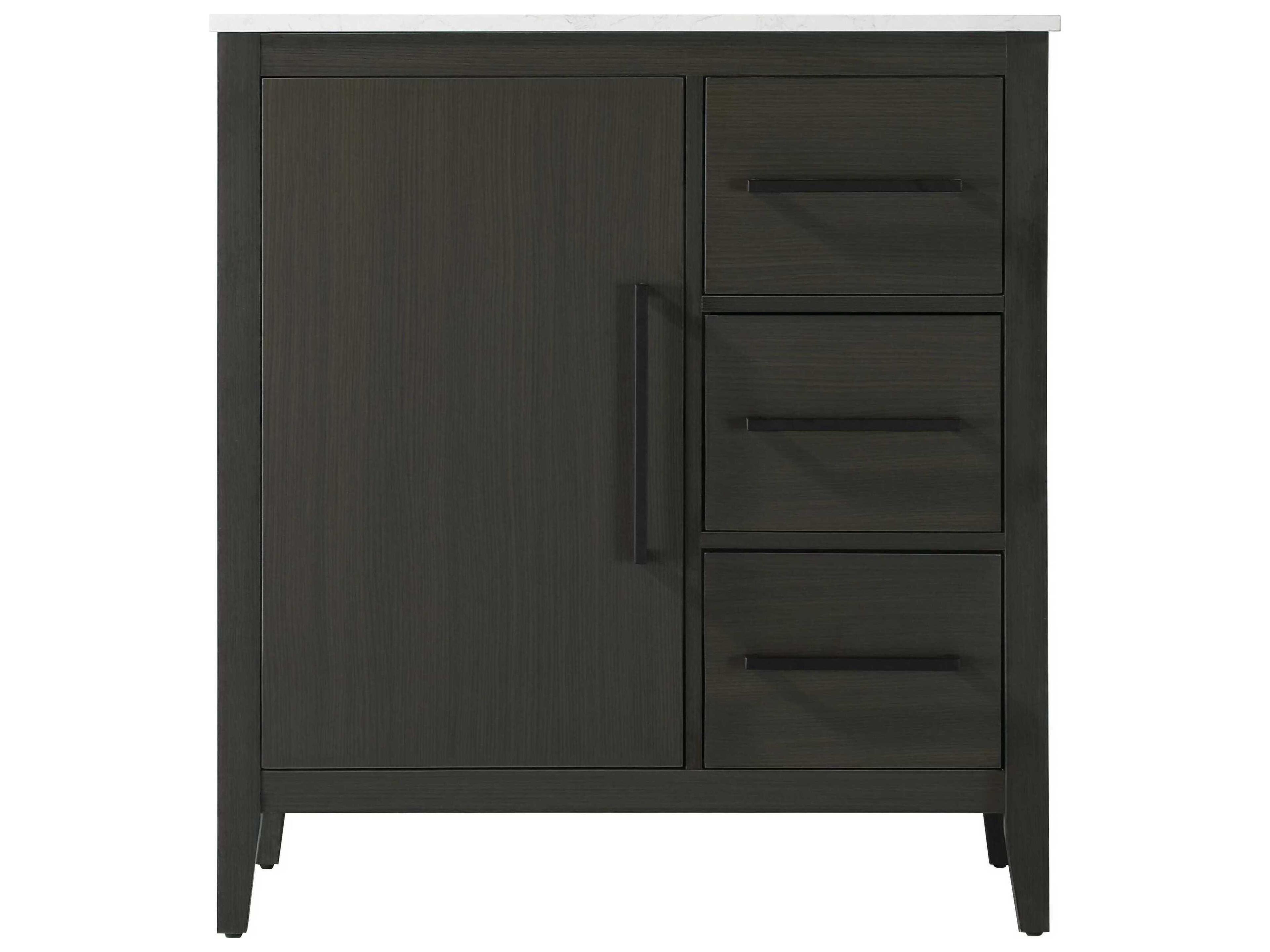 Elegant Lighting Millie Mocha Brown Vanity