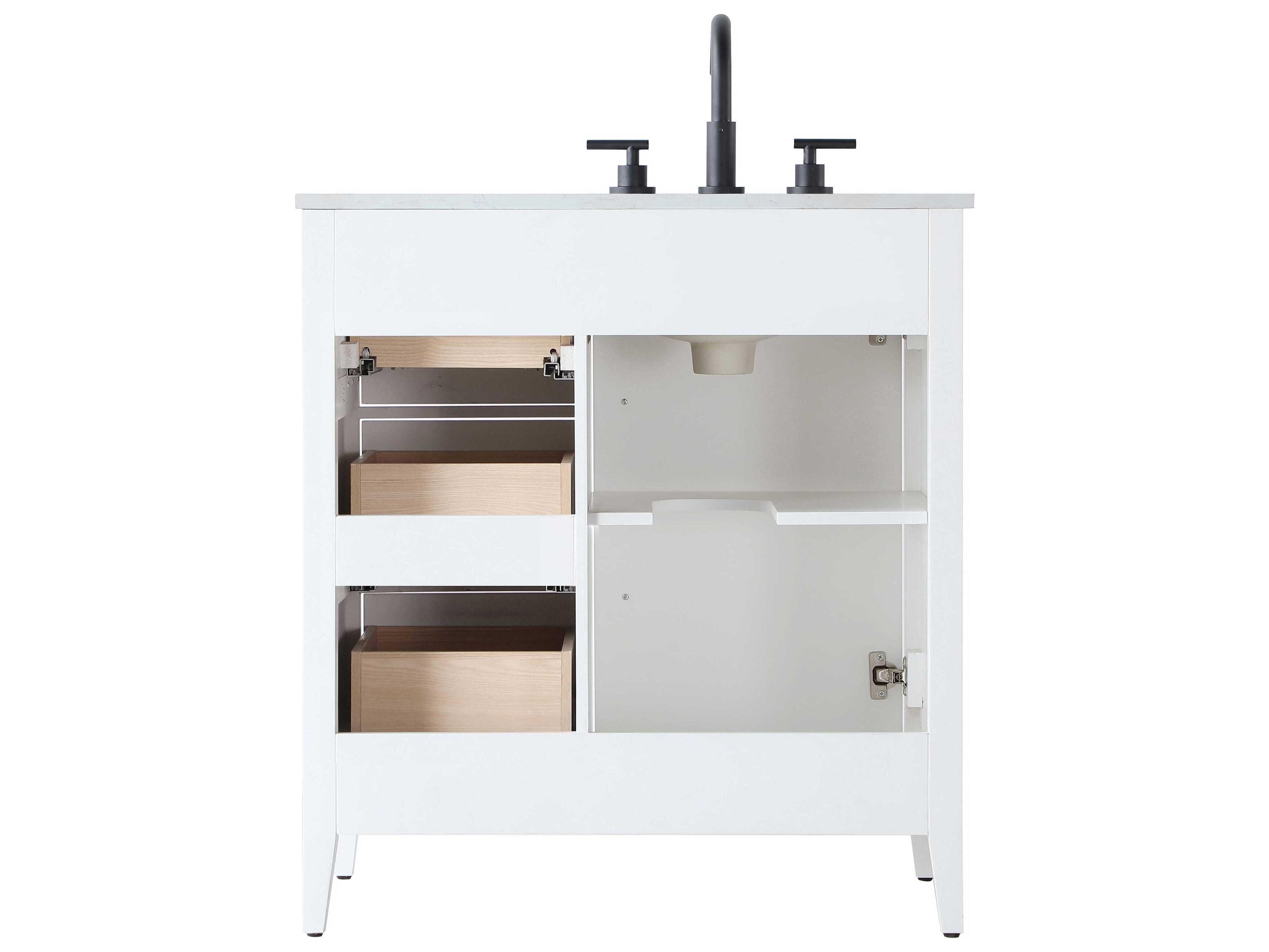 Elegant Lighting Millie White Vanity