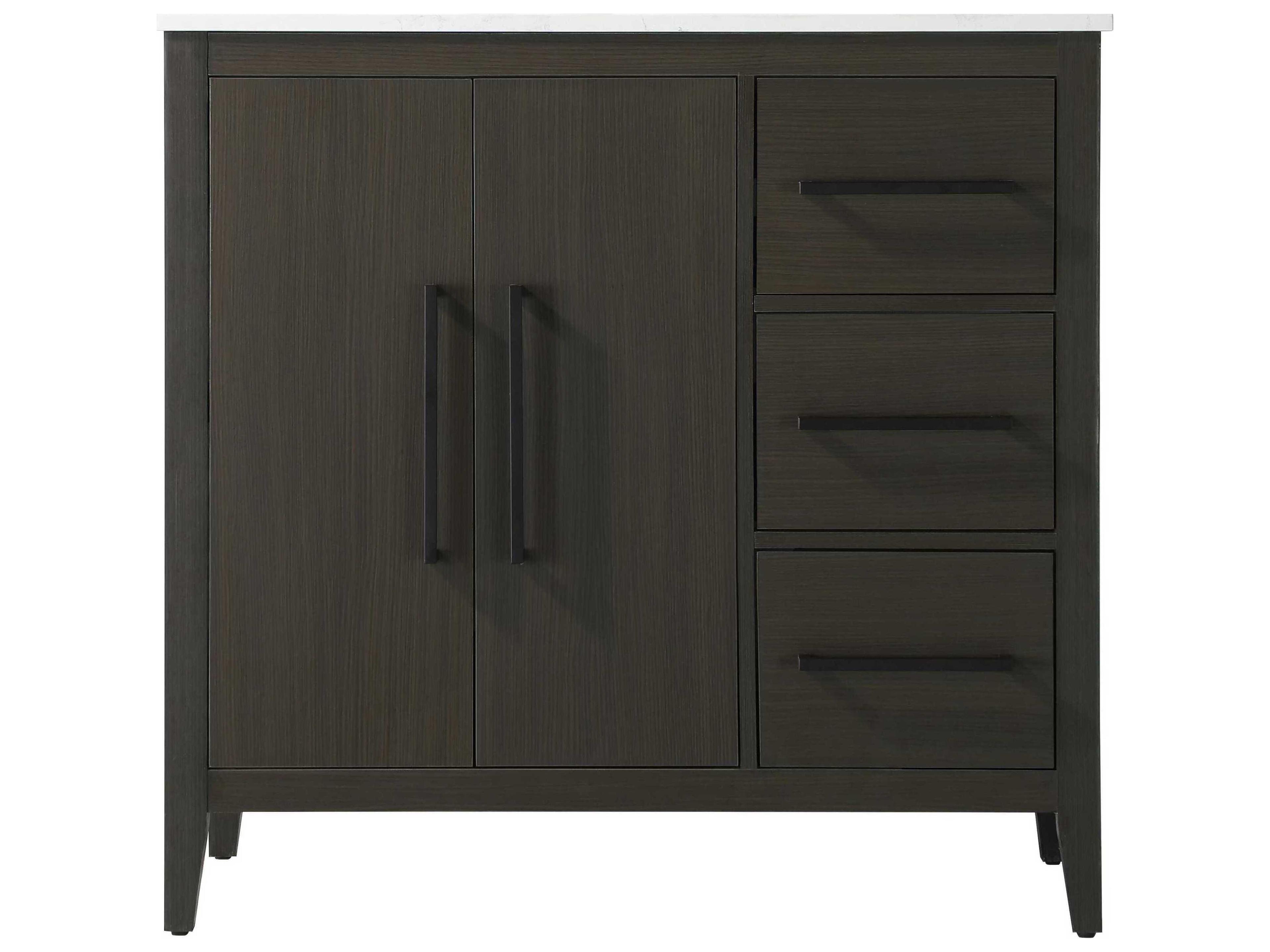 Elegant Lighting Millie Mocha Brown Vanity