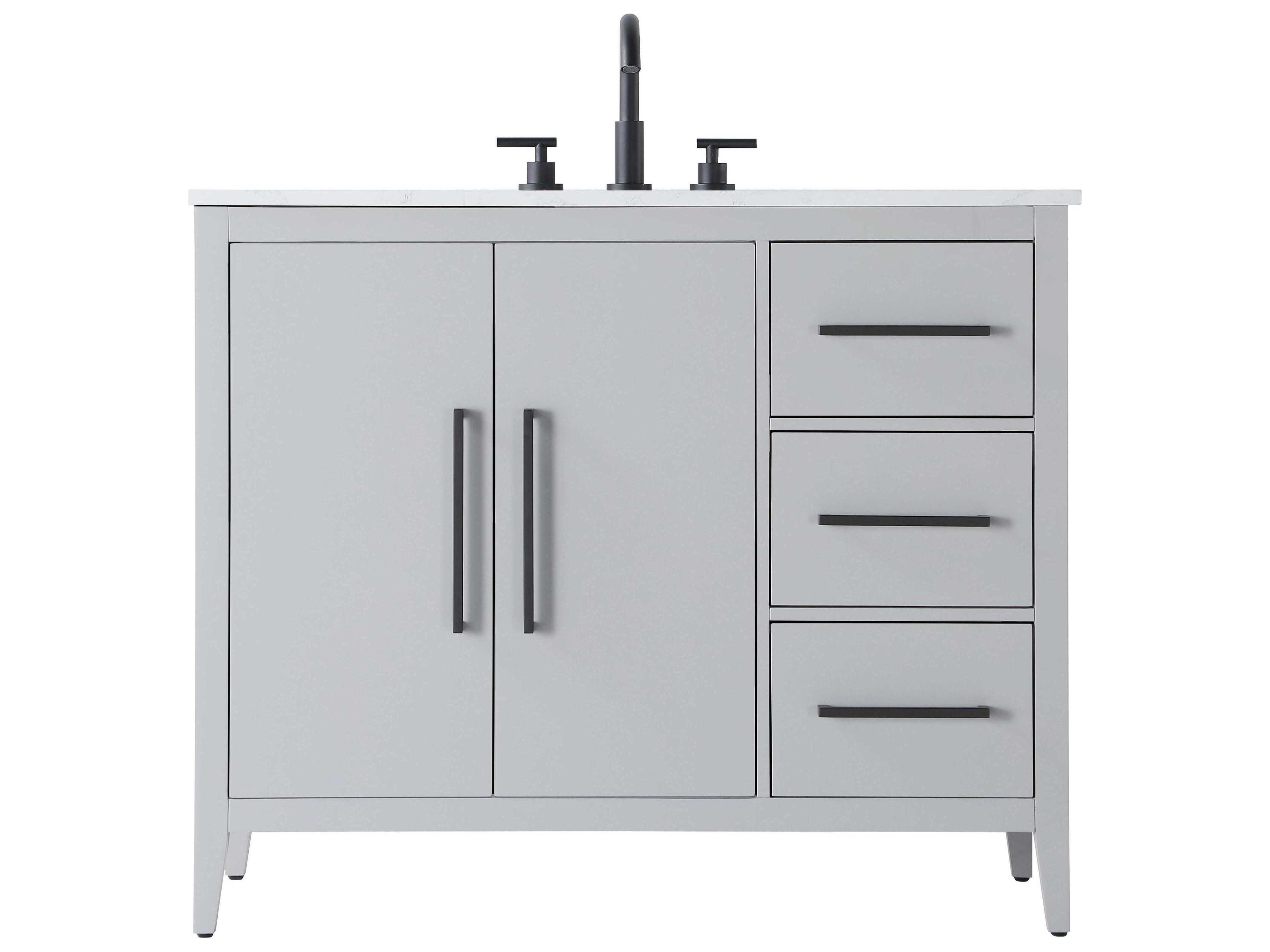 Elegant Lighting Millie Grey Vanity