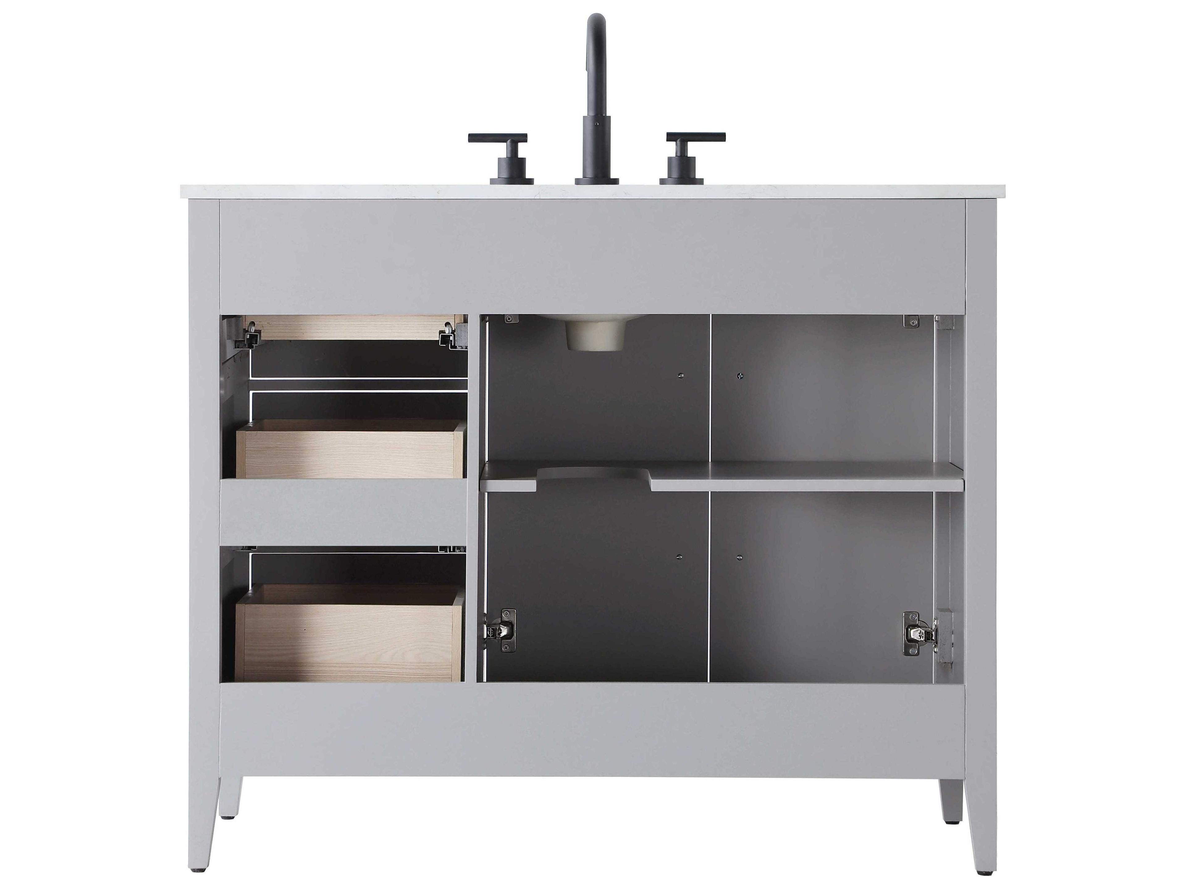 Elegant Lighting Millie Grey Vanity