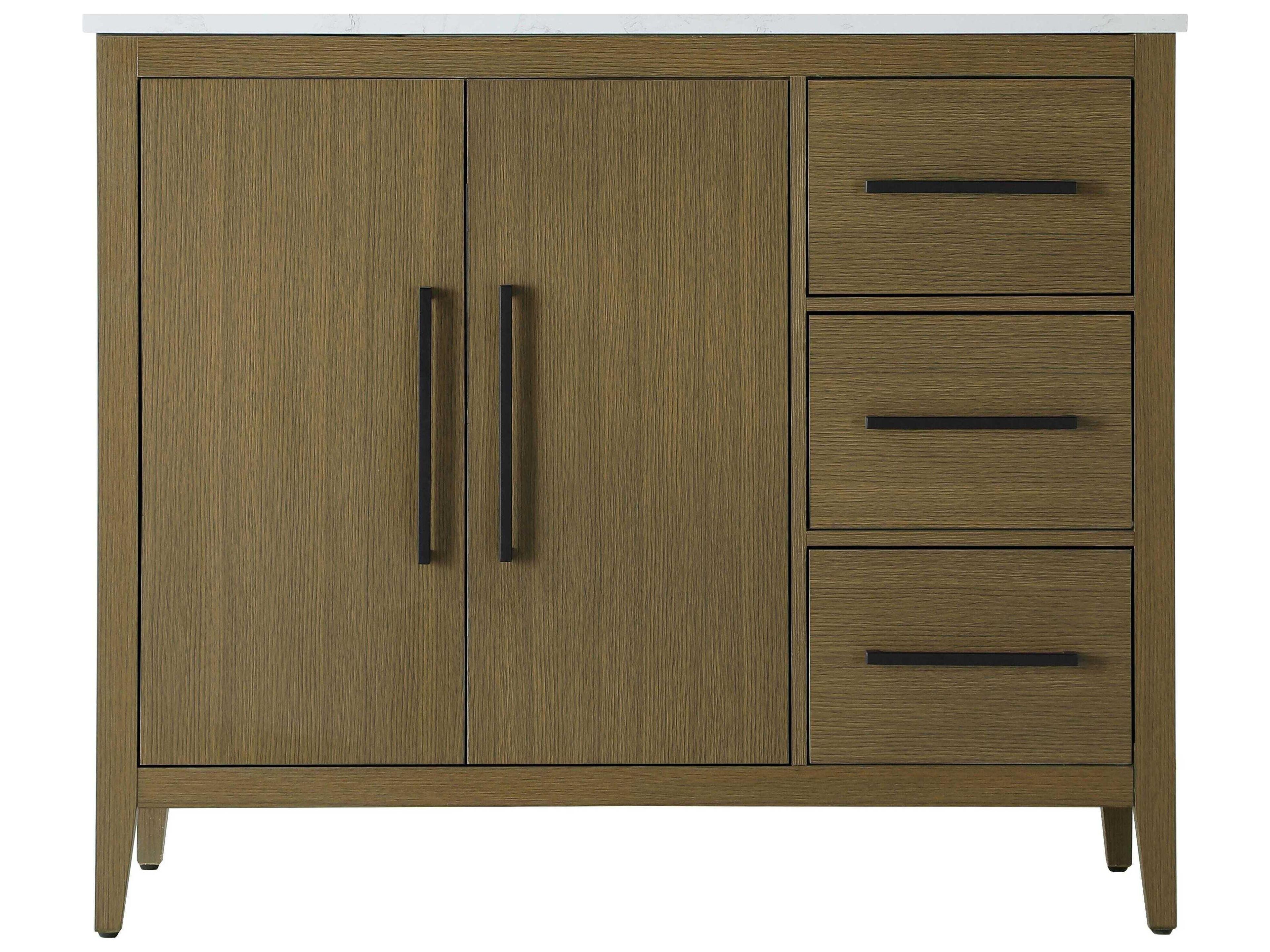 Elegant Lighting Millie Chestnut Brown Vanity