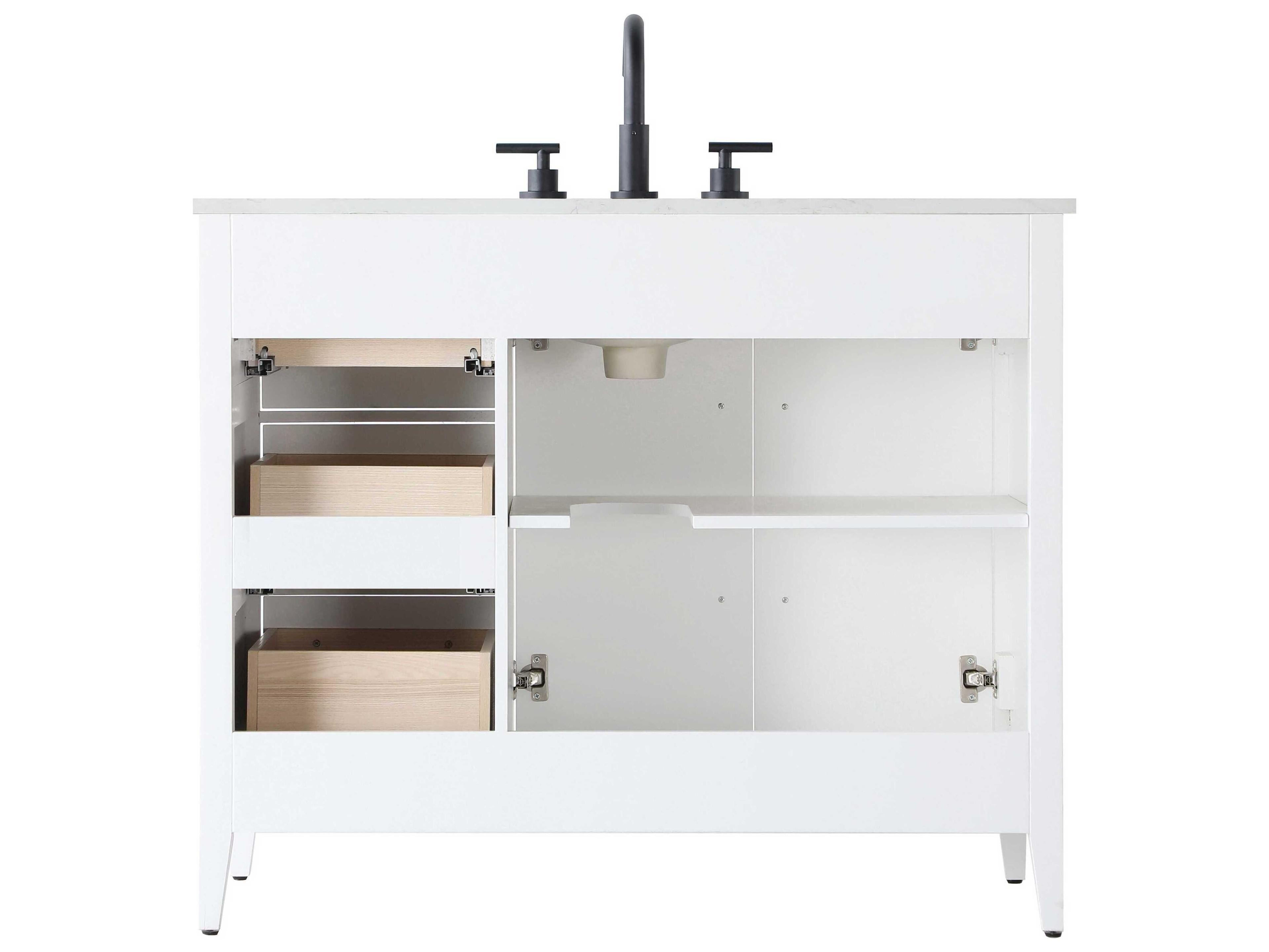 Elegant Lighting Millie White Vanity