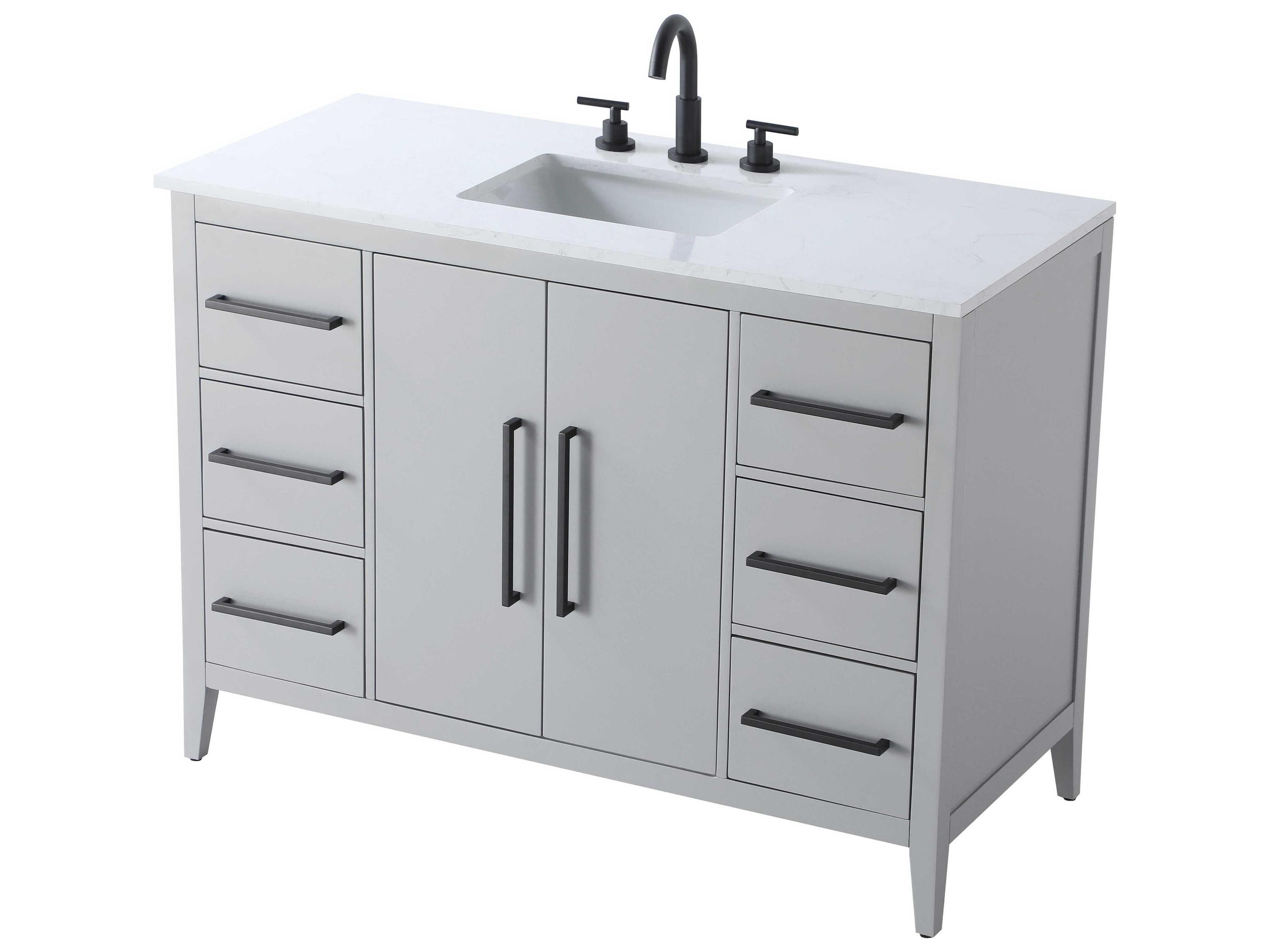 Elegant Lighting Millie Grey Vanity
