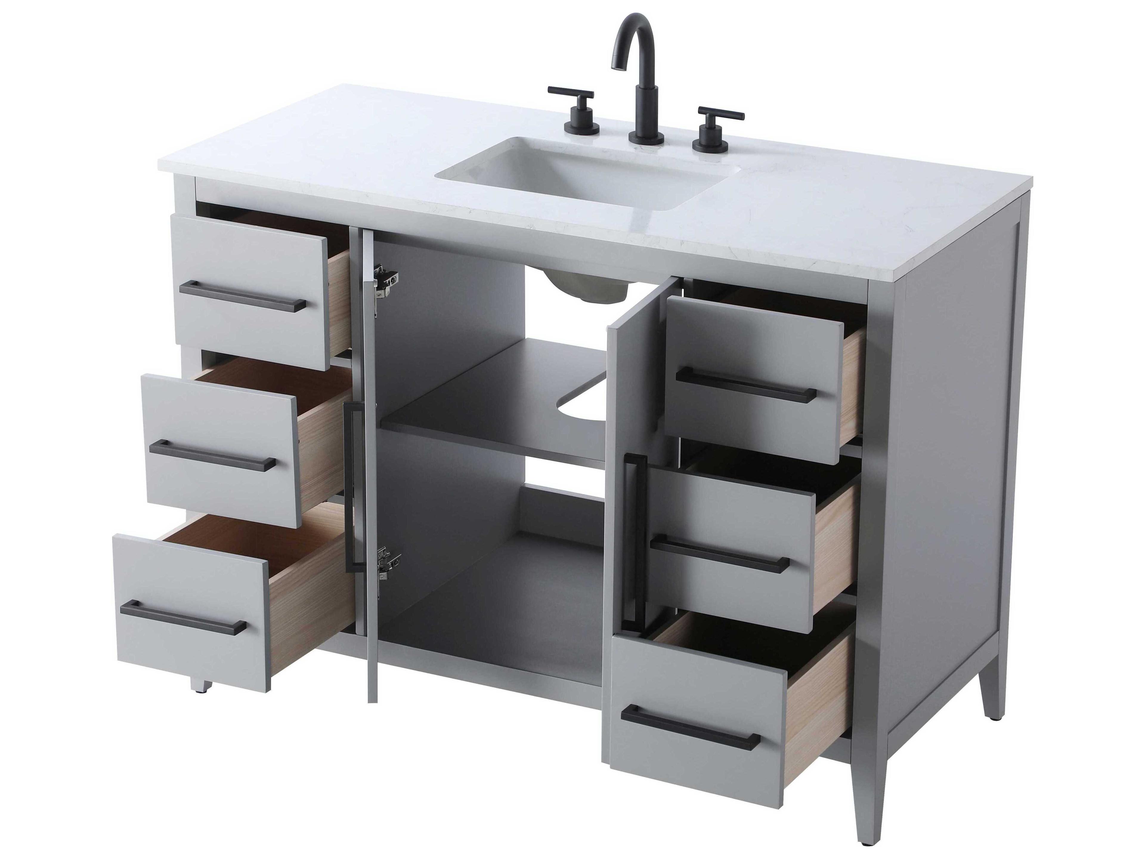 Elegant Lighting Millie Grey Vanity