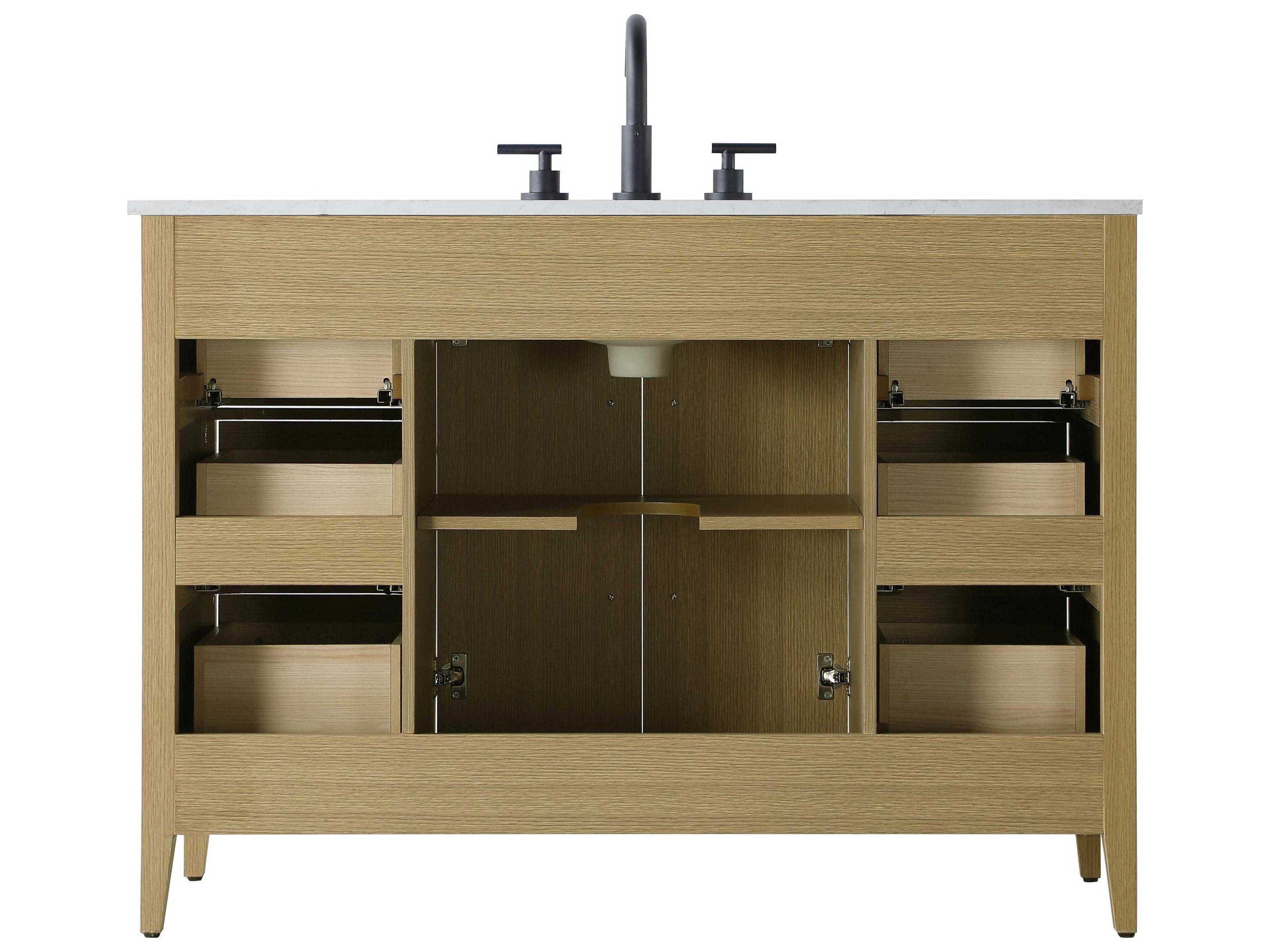 Elegant Lighting Millie Honey Brown Vanity