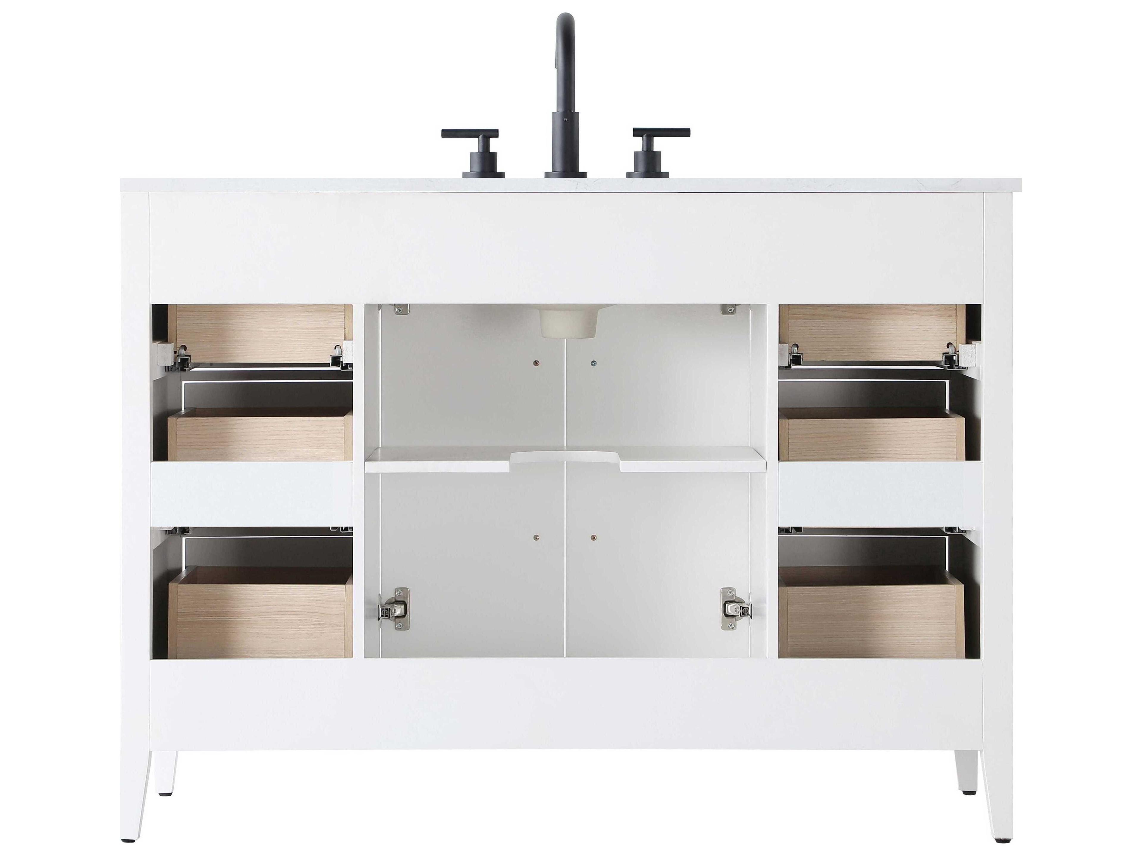 Elegant Lighting Millie White Vanity