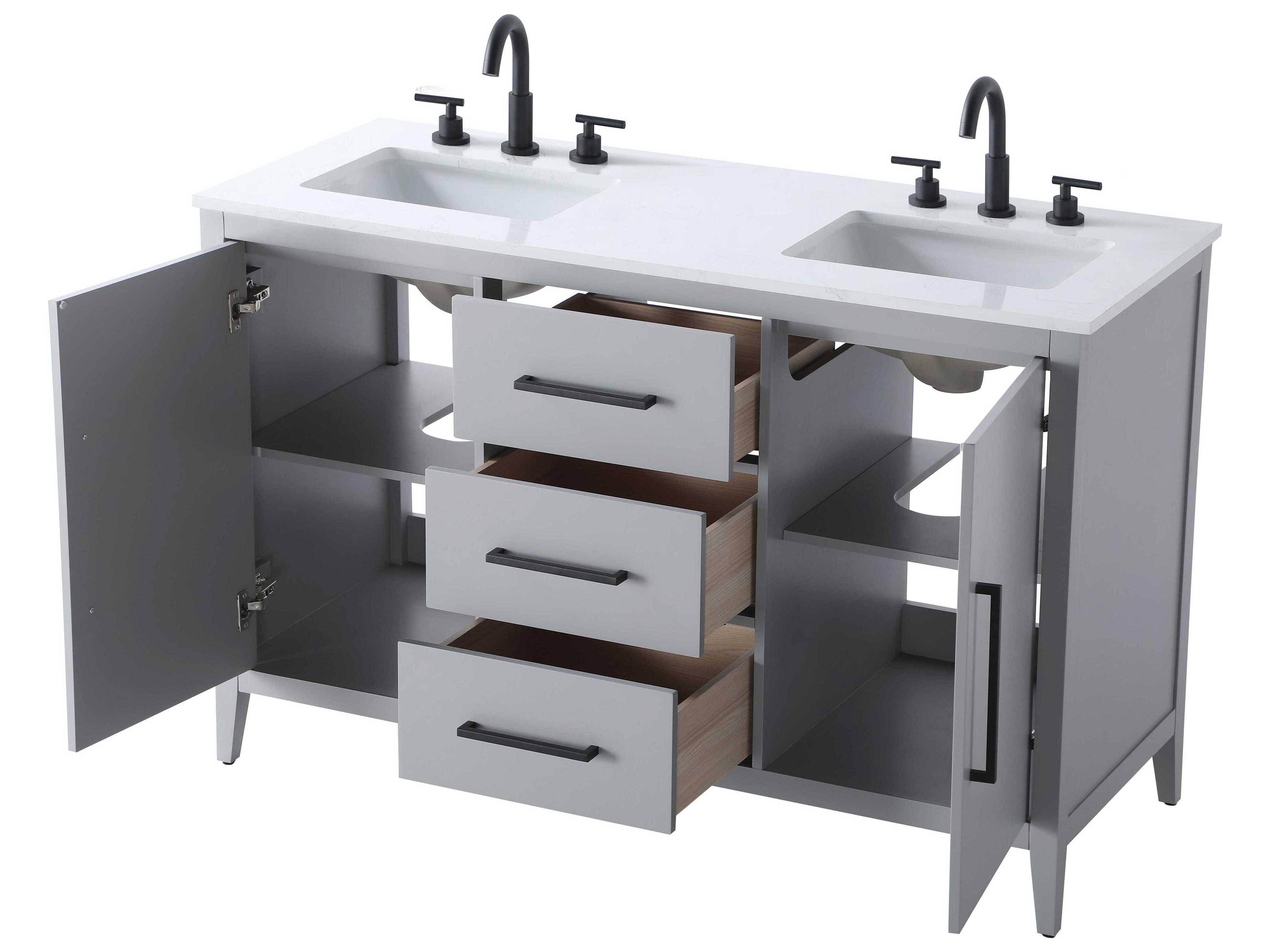 Elegant Lighting Millie Grey Vanity