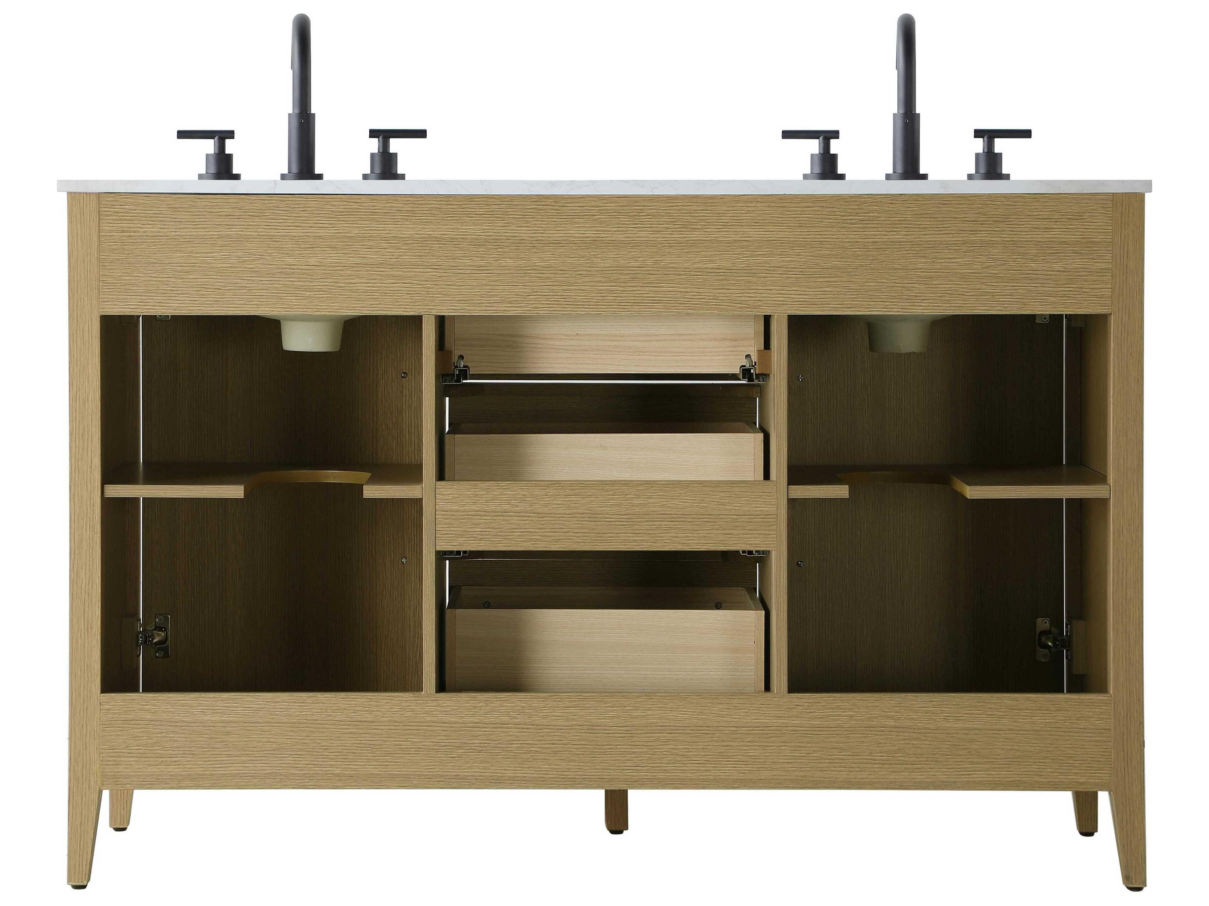 Elegant Lighting Millie Honey Brown Vanity