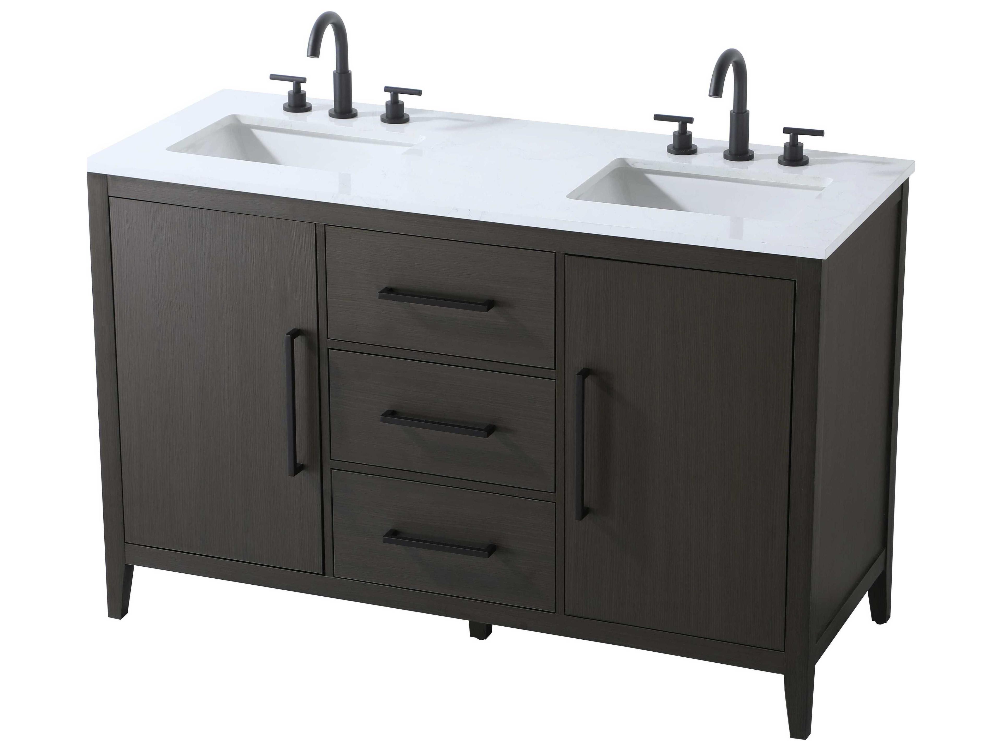 Elegant Lighting Millie Mocha Brown Vanity