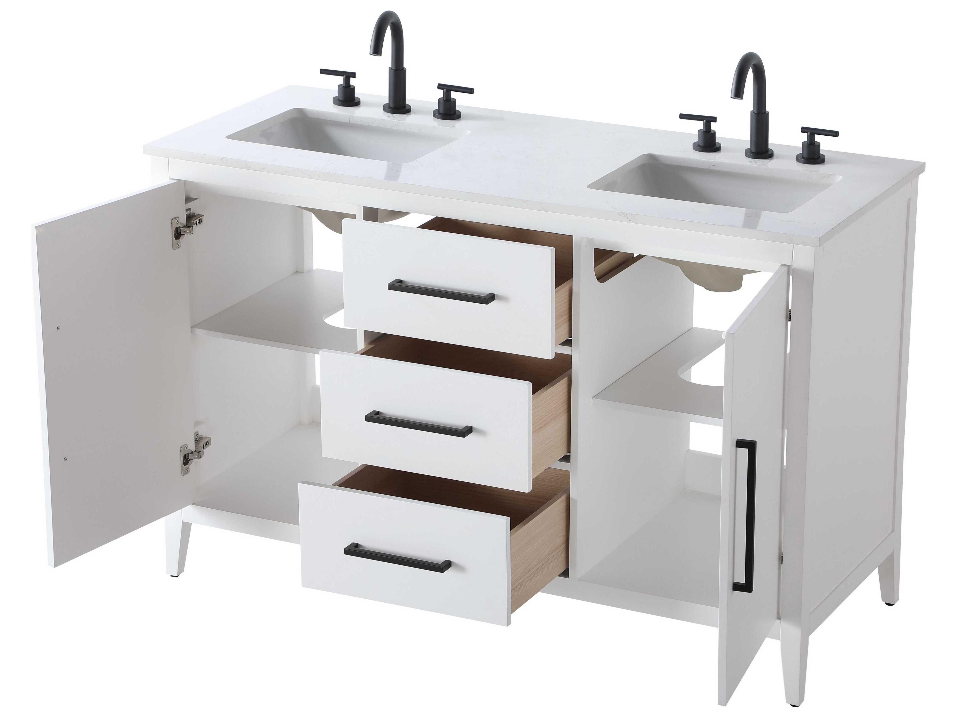 Elegant Lighting Millie White Vanity