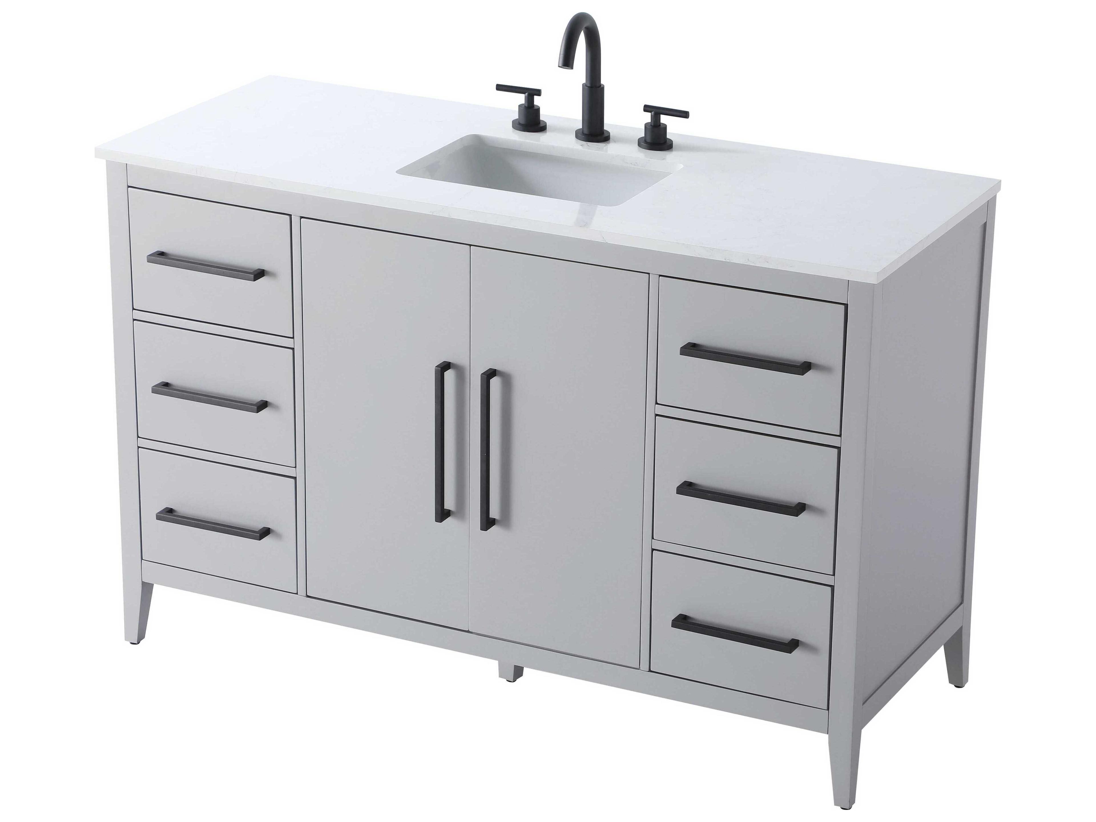 Elegant Lighting Millie Grey Vanity