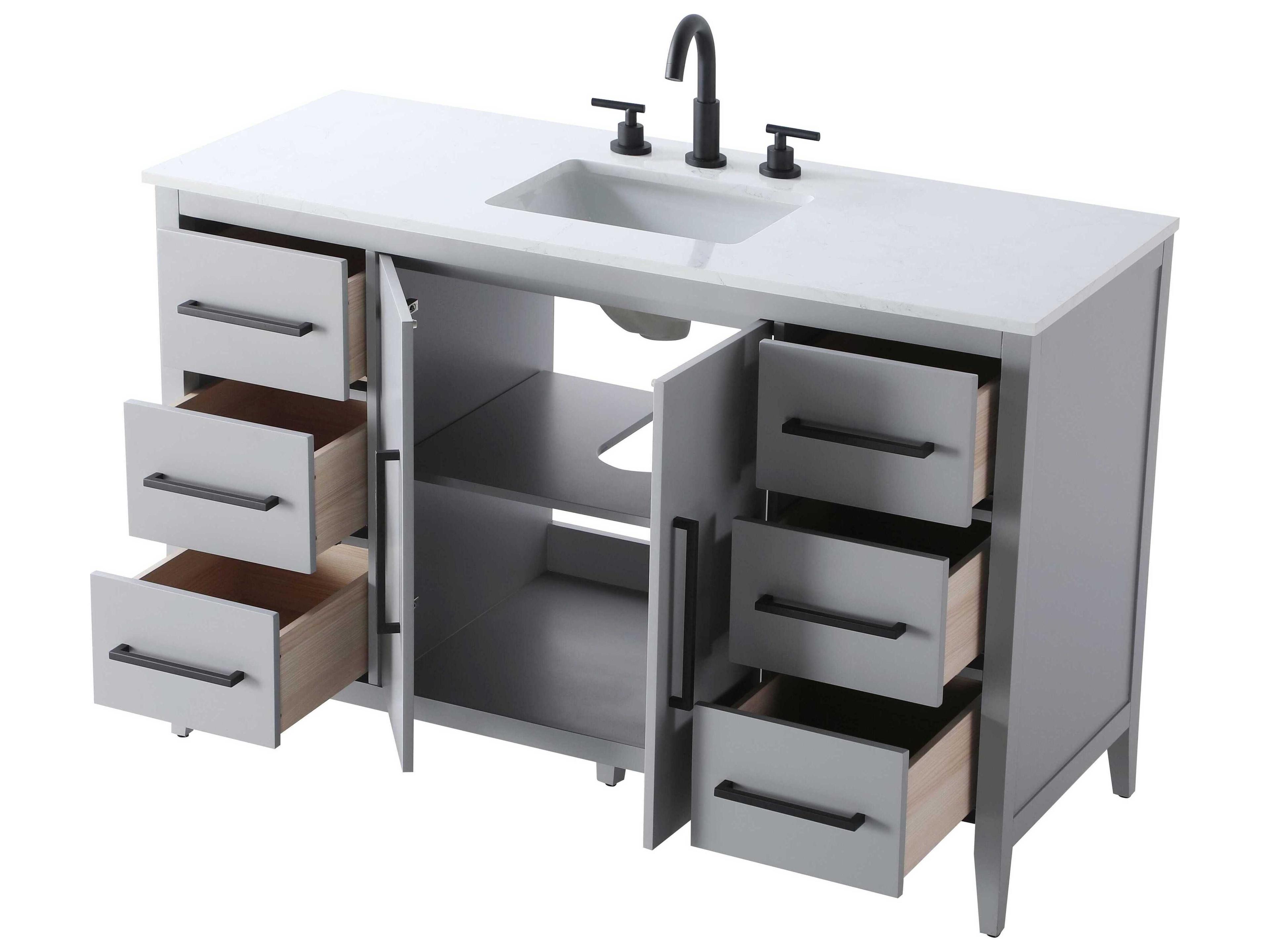 Elegant Lighting Millie Grey Vanity