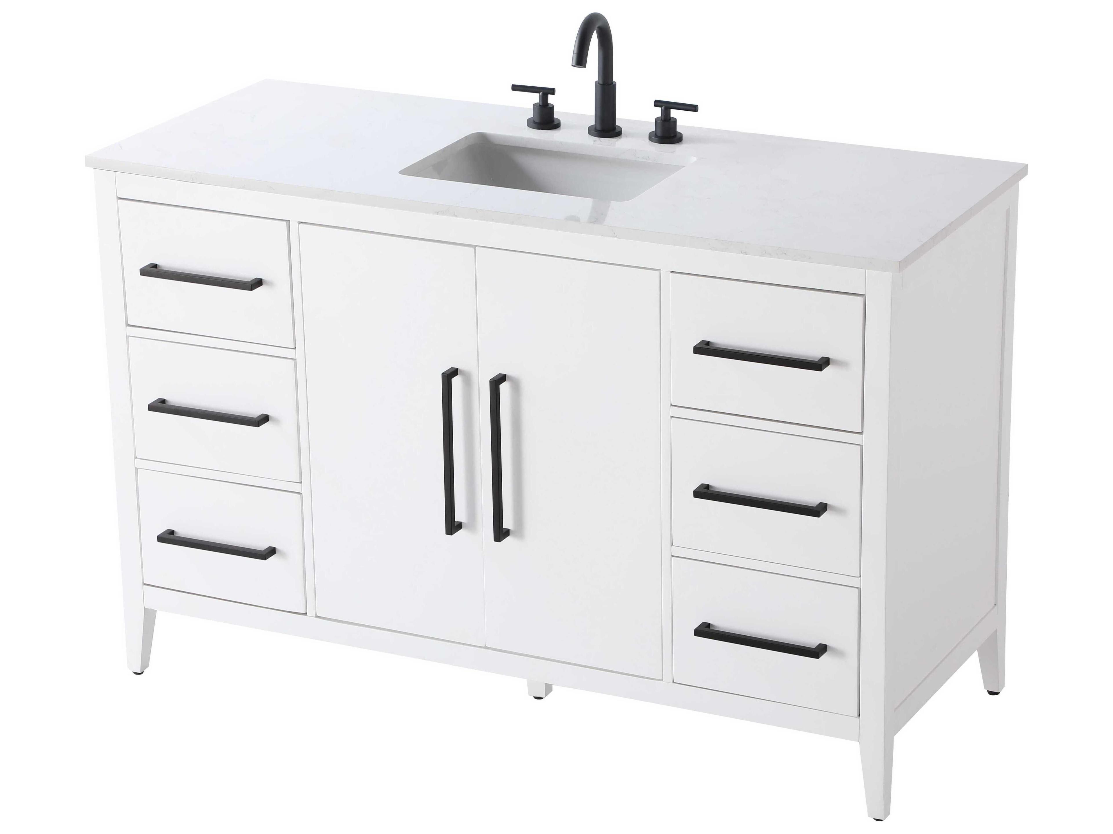 Elegant Lighting Millie White Vanity