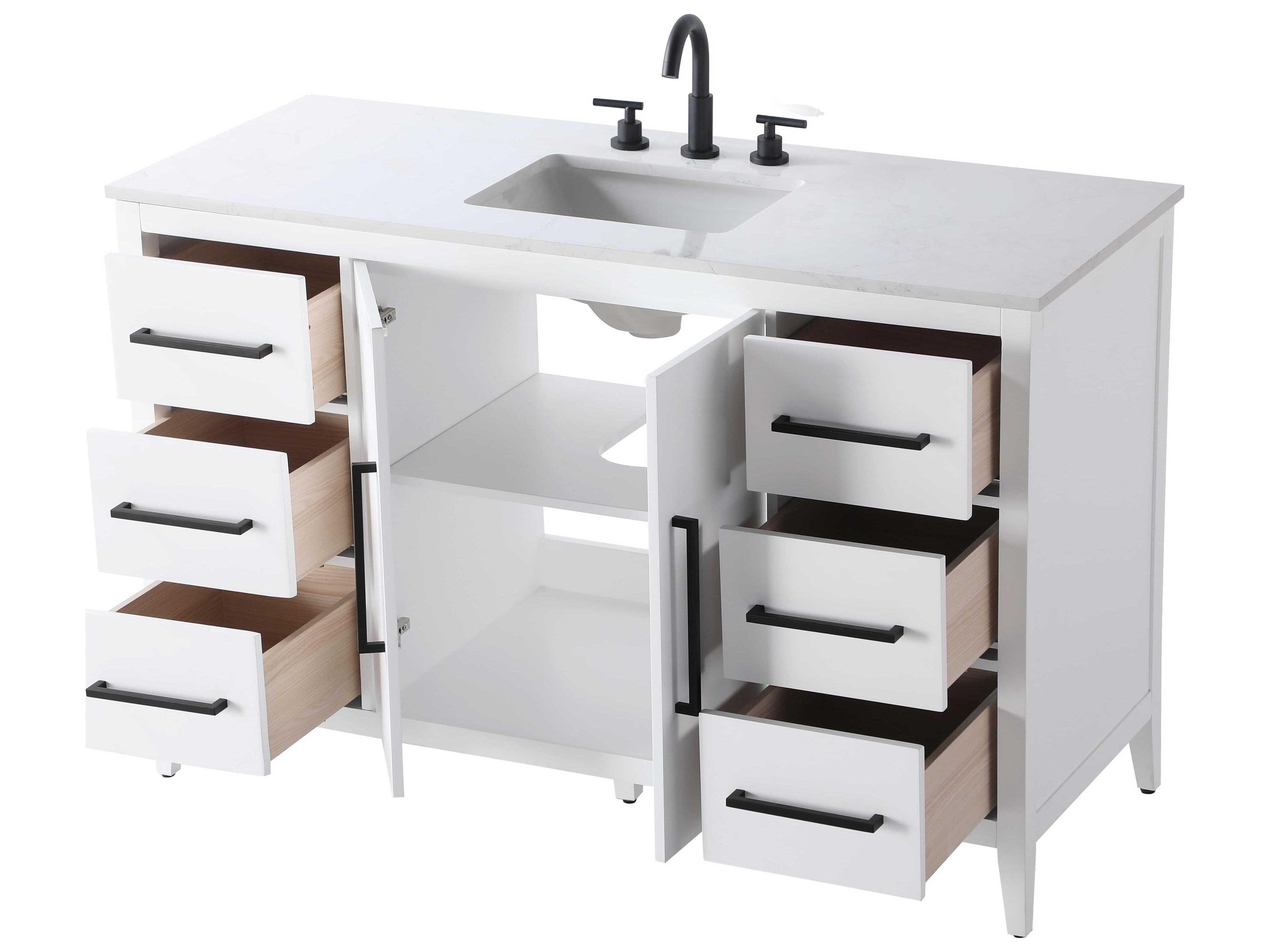 Elegant Lighting Millie White Vanity