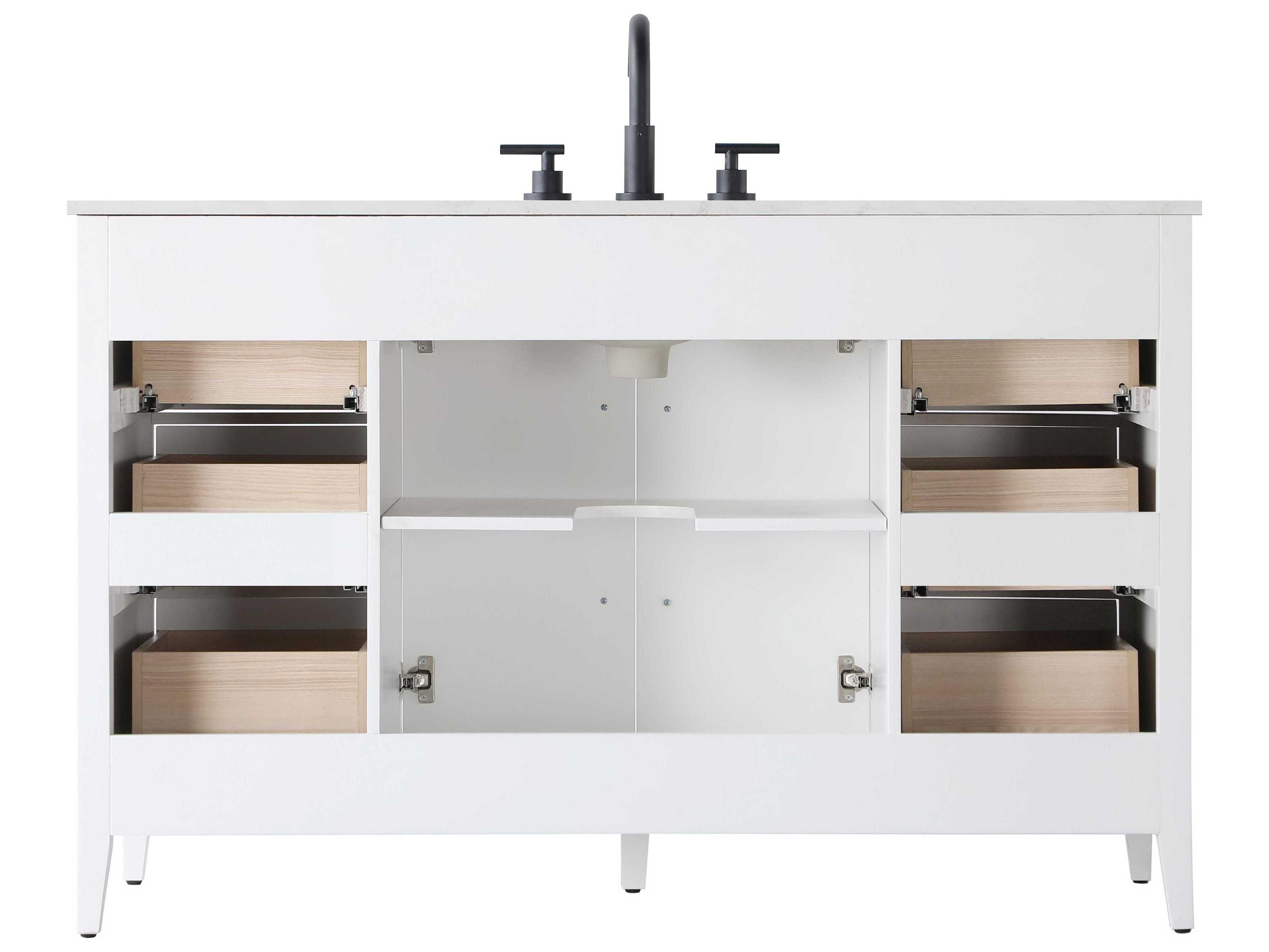 Elegant Lighting Millie White Vanity