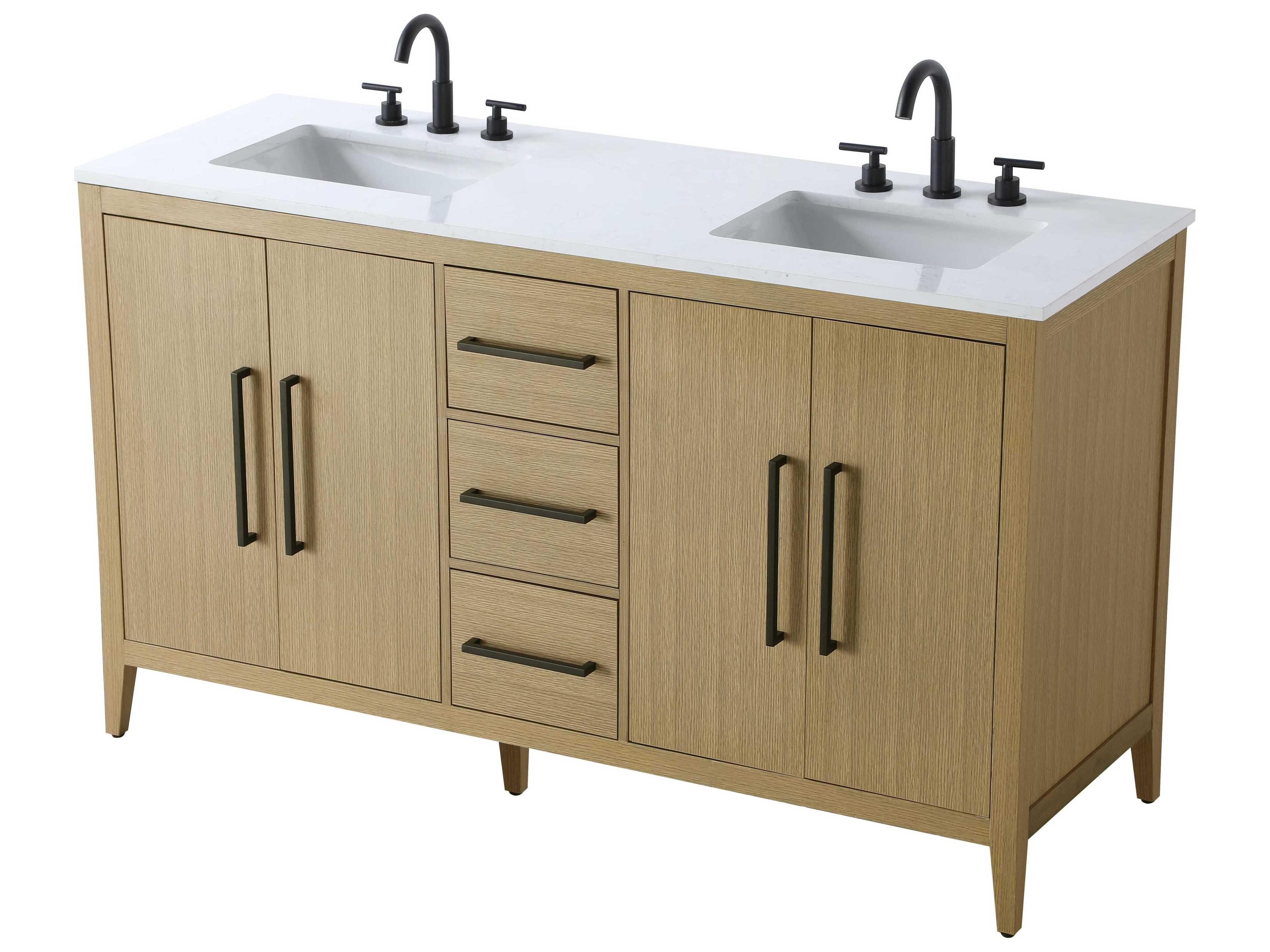 Elegant Lighting Millie Honey Brown Vanity