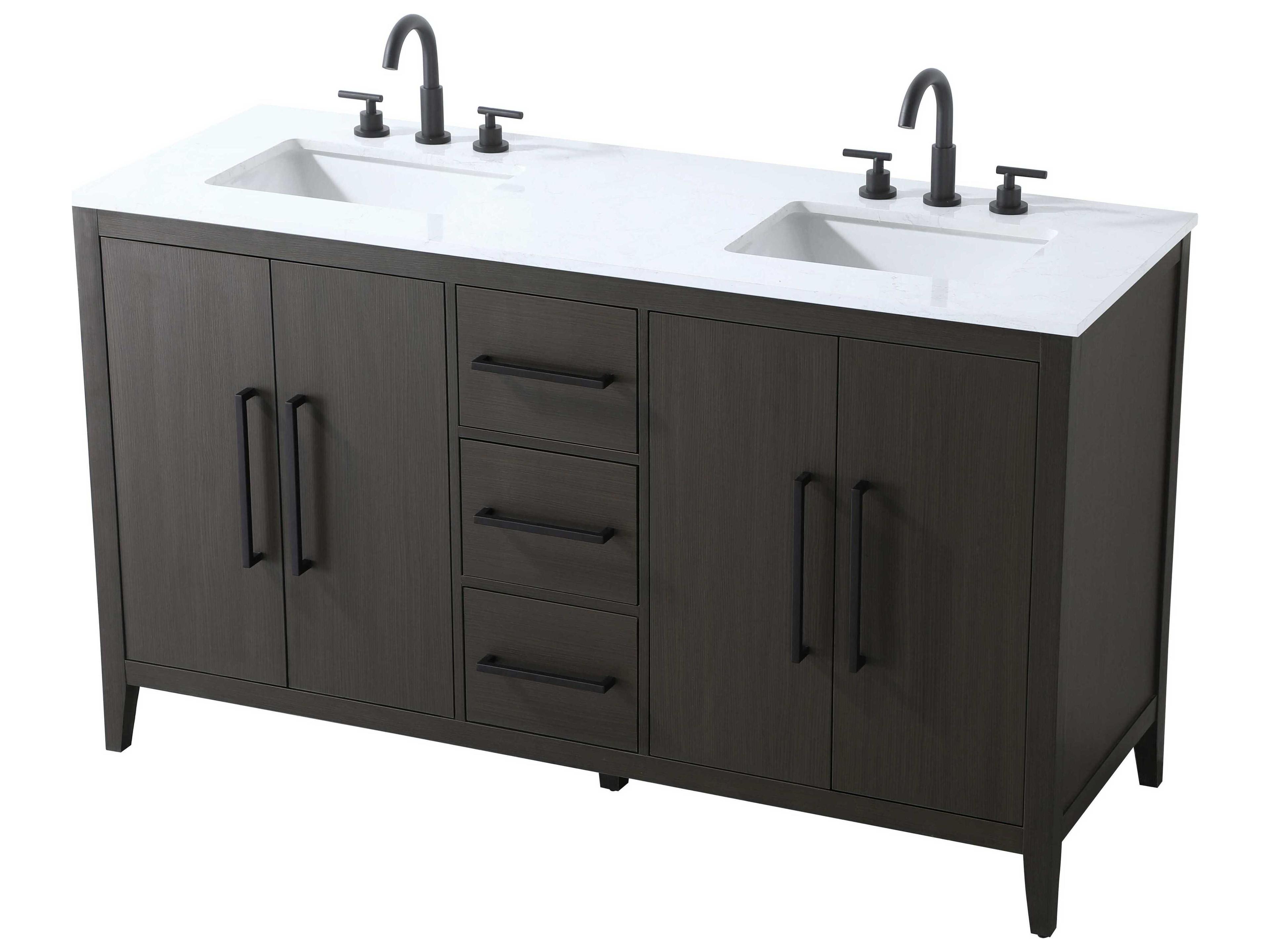 Elegant Lighting Millie Mocha Brown Vanity